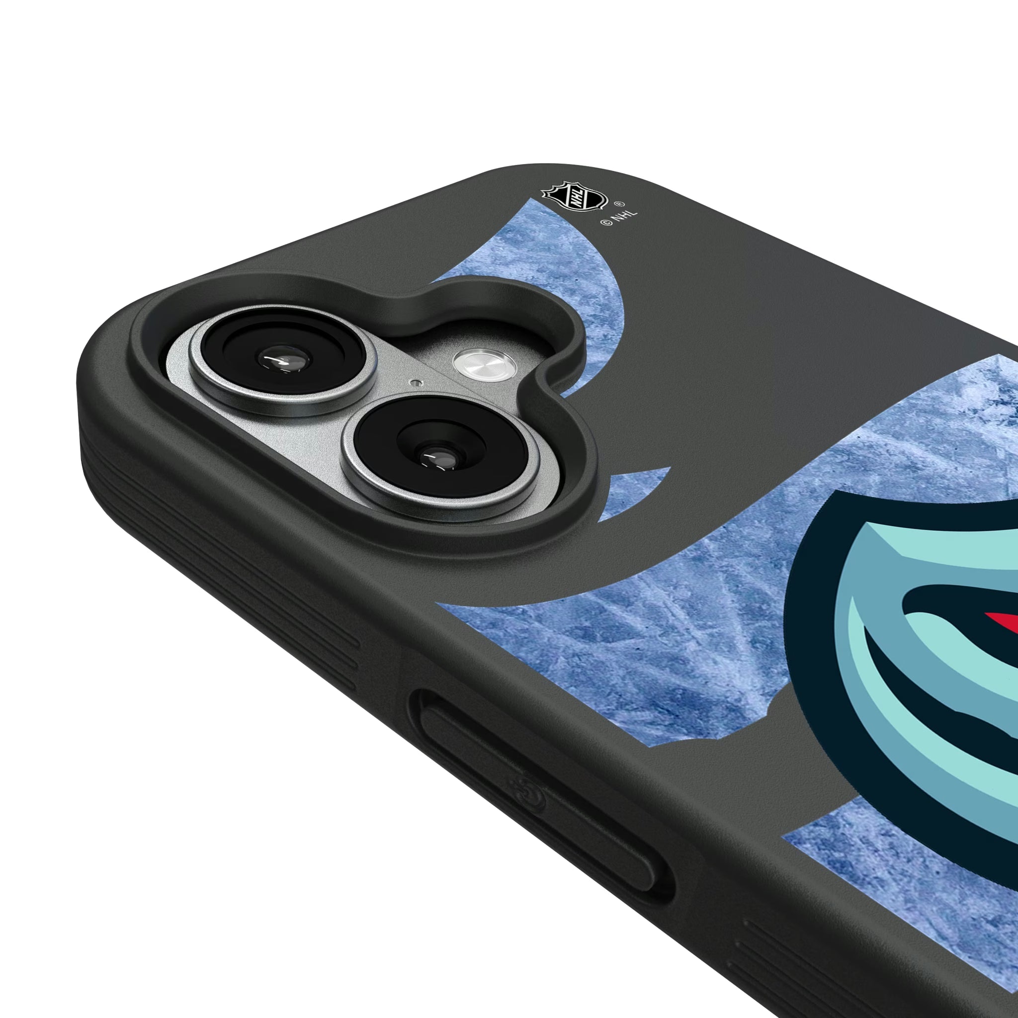Seattle Kraken Ice Tilt iPhone Bump Phone Case for Apple iPhone - Detail#Device_iPhone 17
