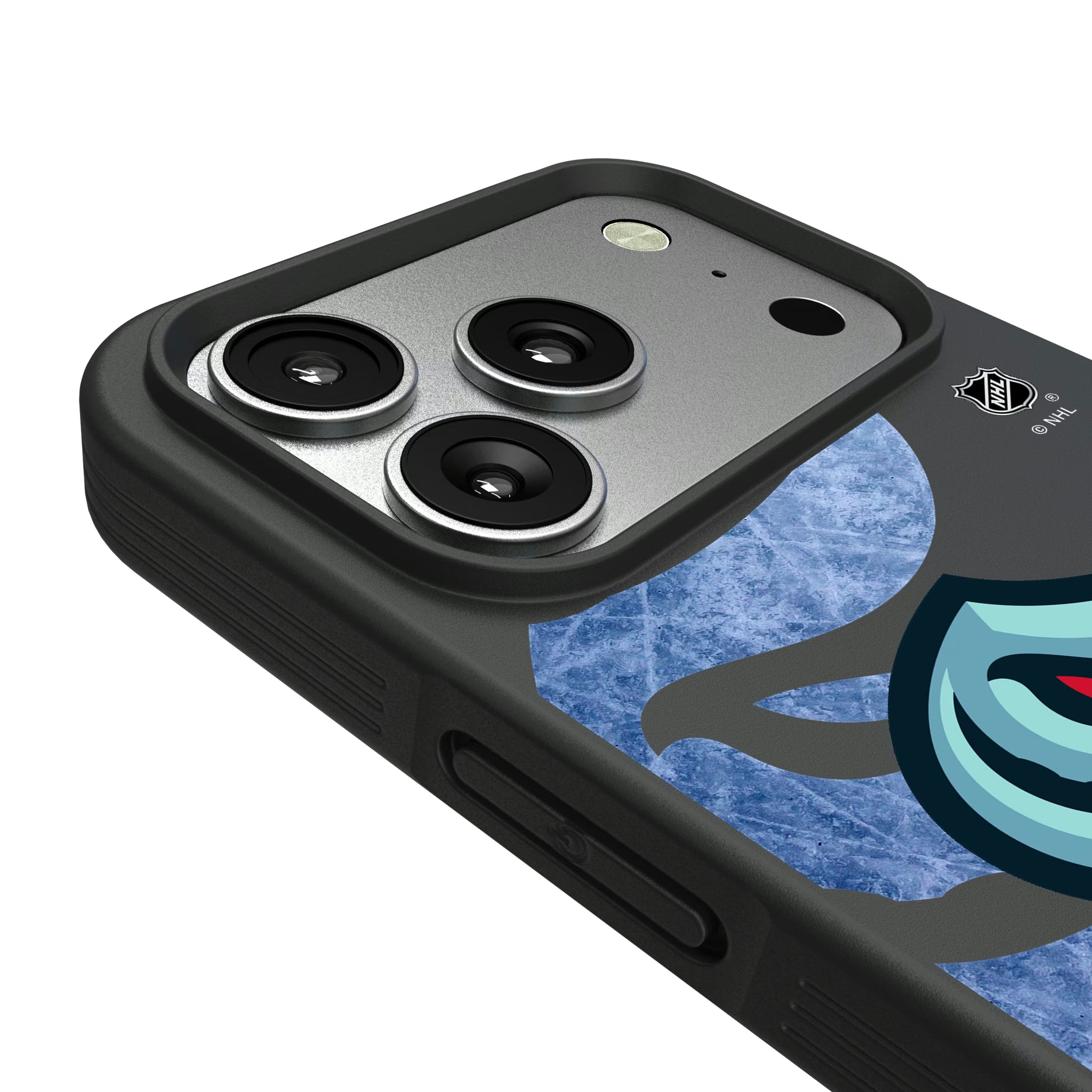 Seattle Kraken Ice Tilt iPhone Bump Phone Case for Apple iPhone - Detail#Device_iPhone 17 Pro
