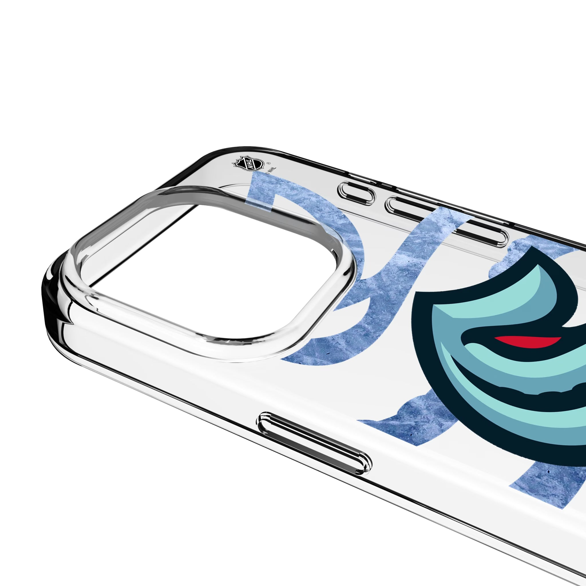 Seattle Kraken Ice Tilt iPhone Clear Phone Case for Apple iPhone - Detail