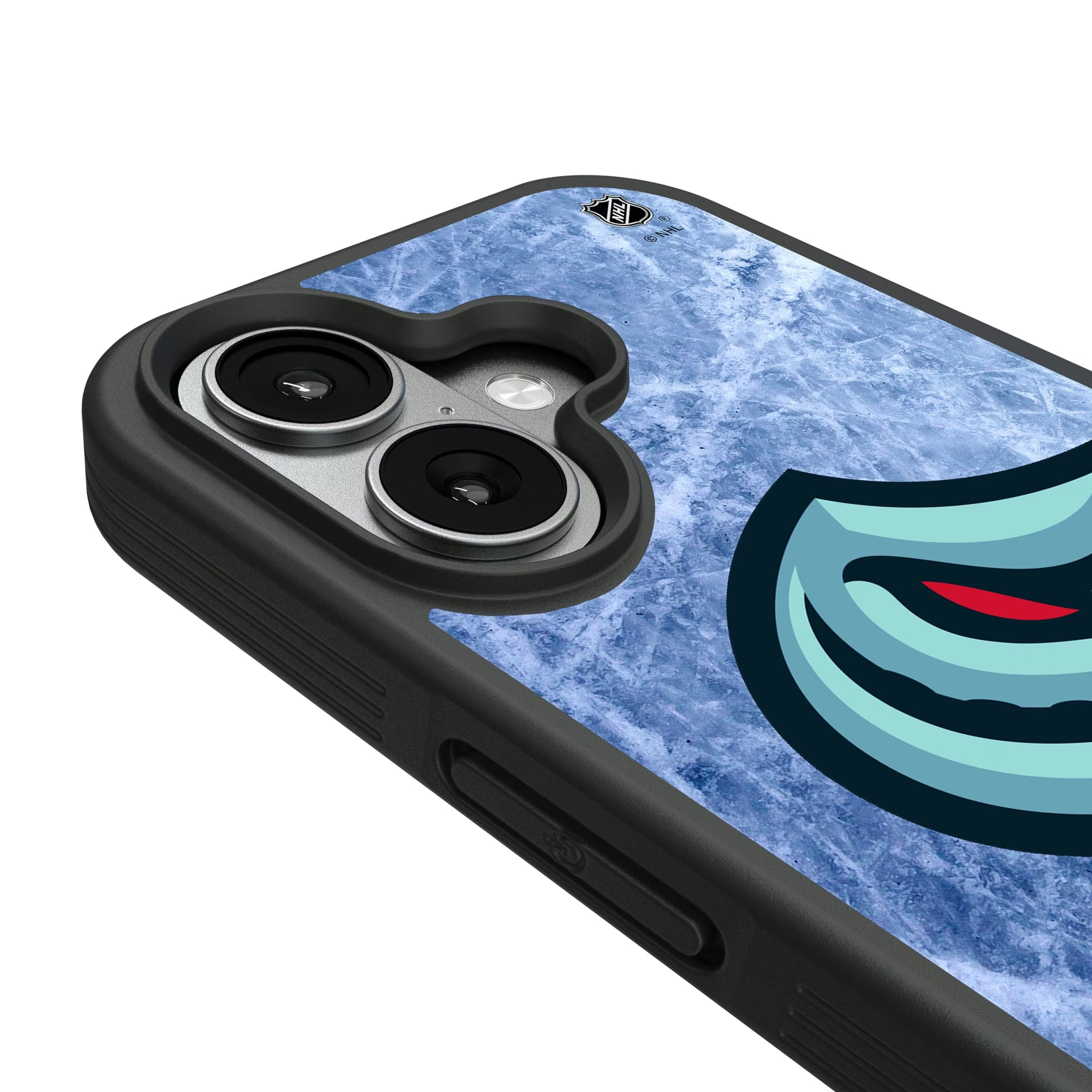 Seattle Kraken Ice Wordmark iPhone Bump Phone Case for Apple iPhone - Detail#Device_iPhone 17