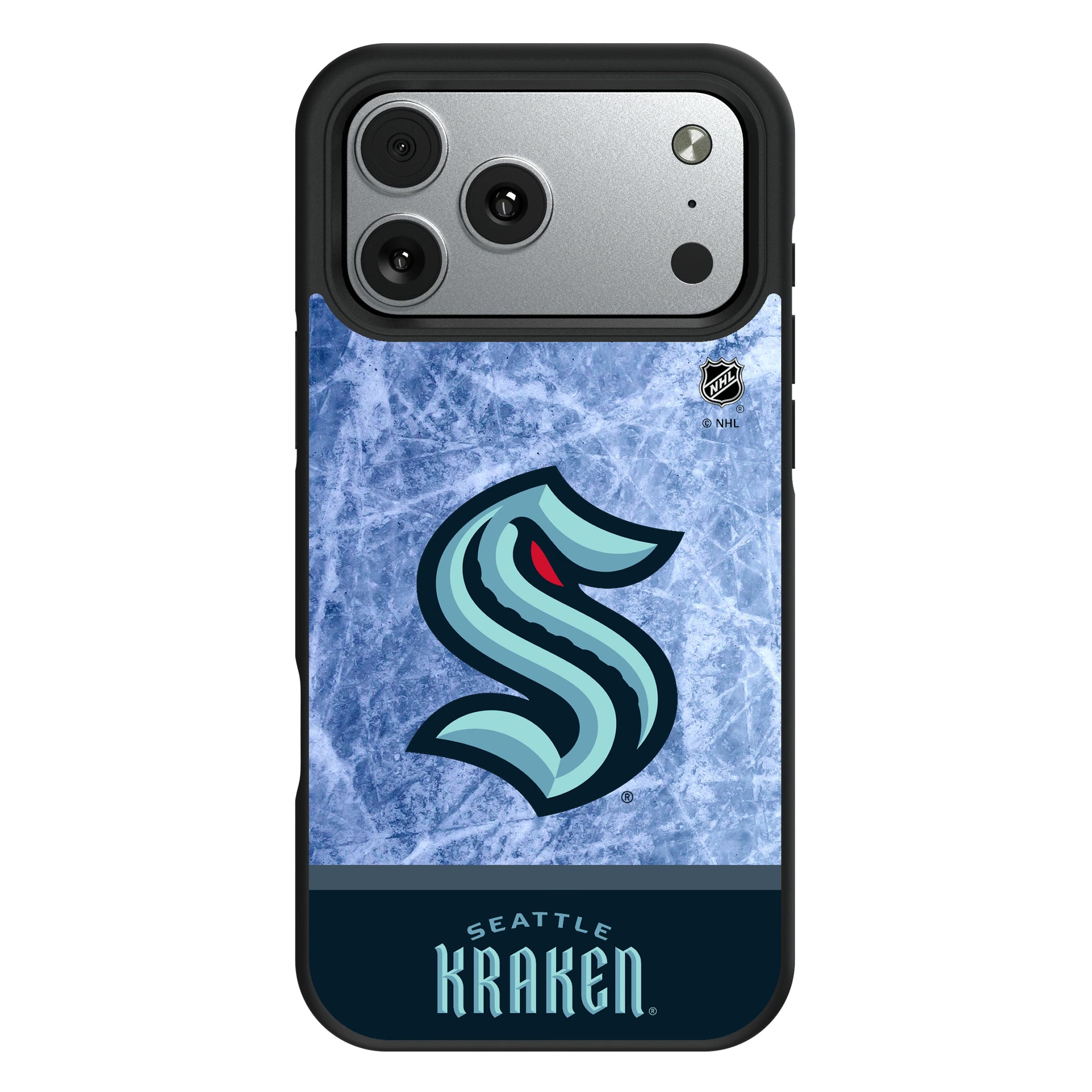 Seattle Kraken Ice Wordmark iPhone Bump Phone Case for Apple iPhone#Device_iPhone 17 Pro Max