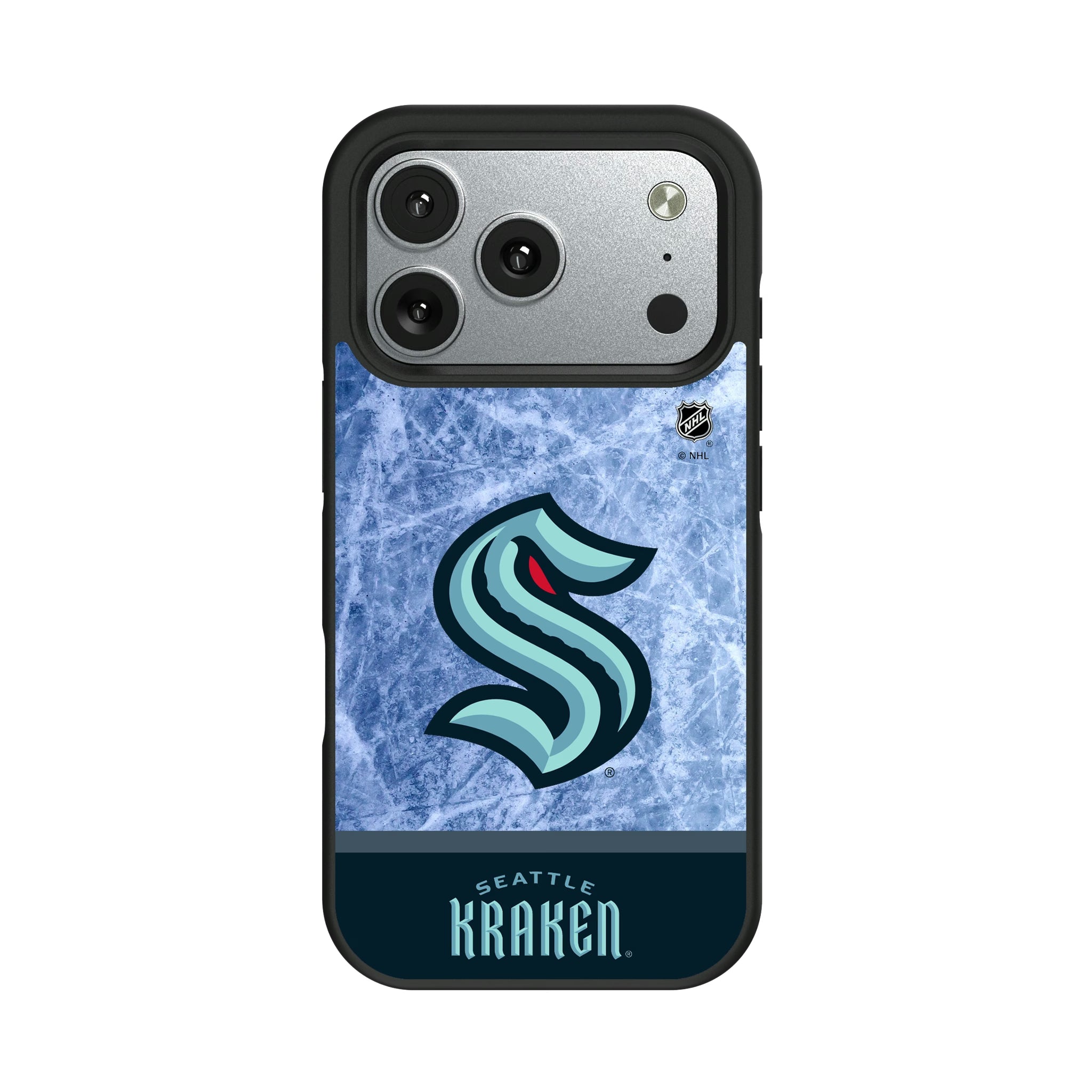 Seattle Kraken Ice Wordmark iPhone Bump Phone Case for Apple iPhone#Device_iPhone 17 Pro