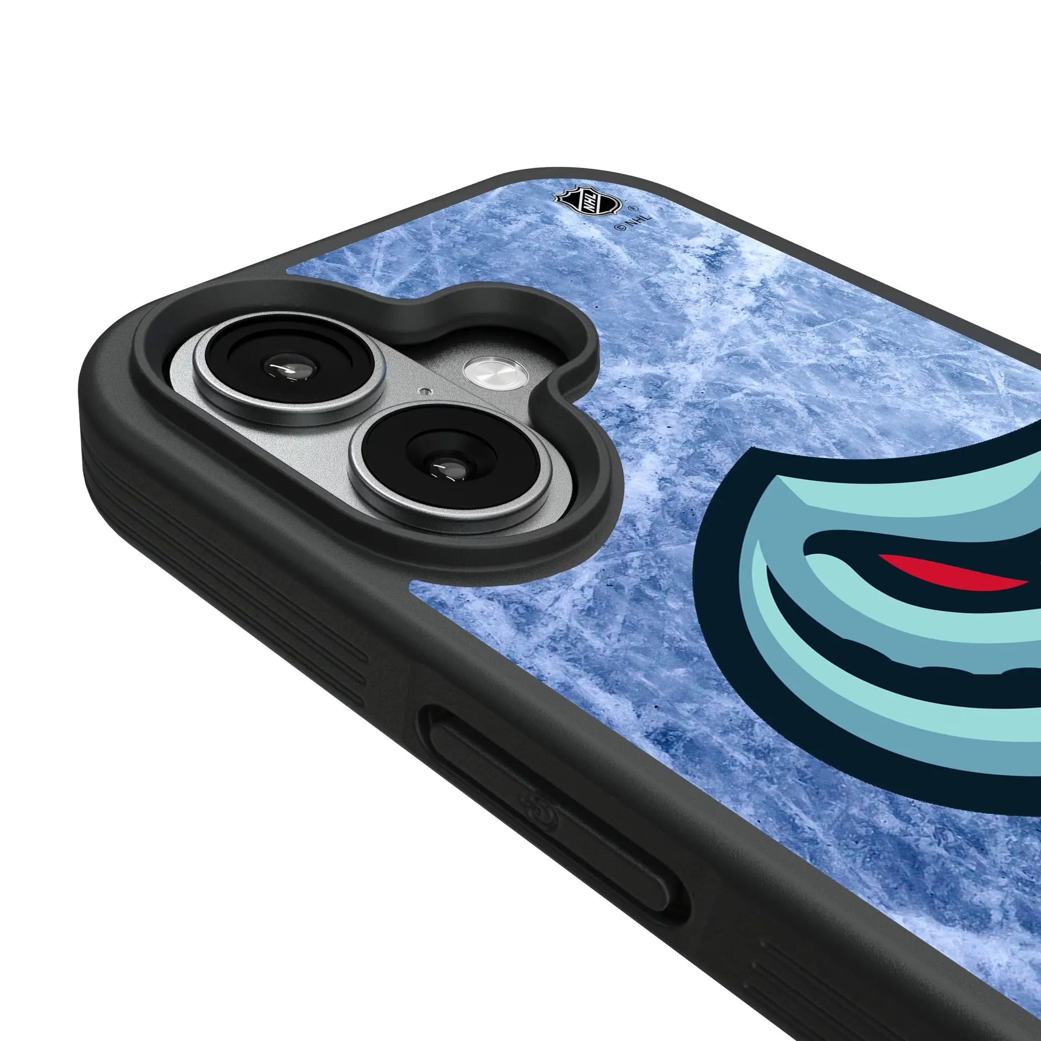 Seattle Kraken Ice Wordmark iPhone Bump Phone Case for Apple iPhone - Detail#Device_iPhone 17