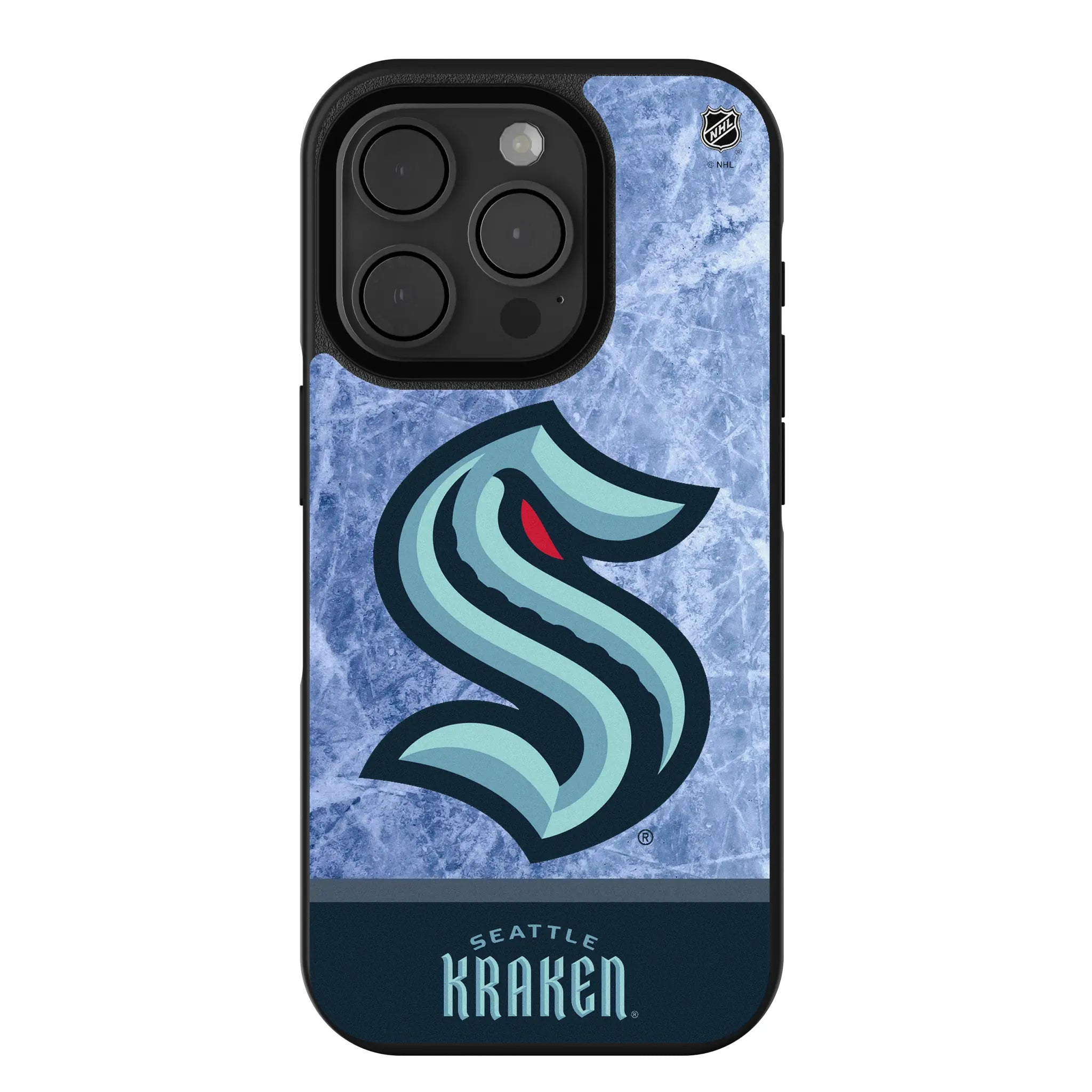 Seattle Kraken Ice Wordmark iPhone Bump Phone Case for Apple iPhone