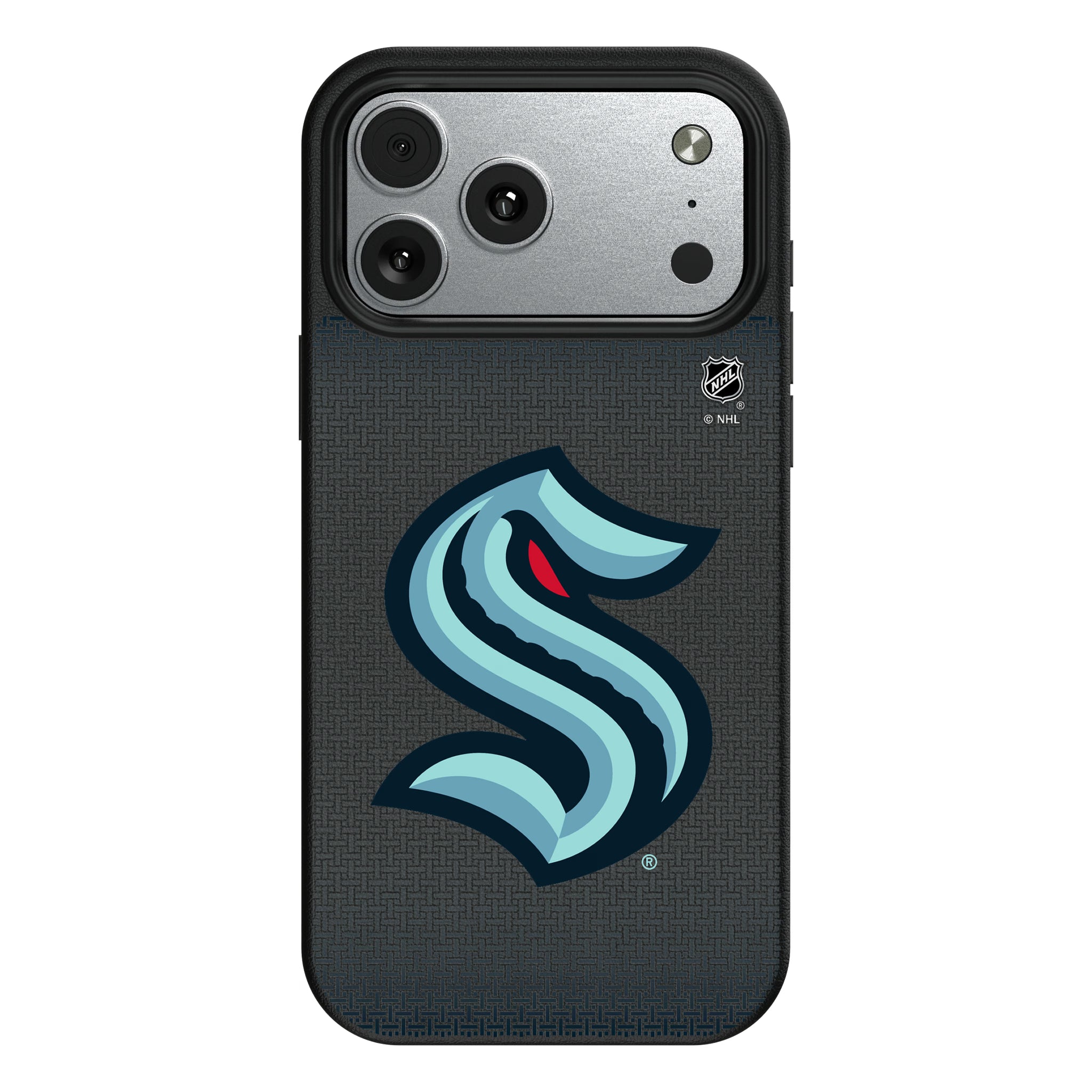 Seattle Kraken Linen iPhone MagSafe Compatible Phone Case for Apple iPhone#Device_iPhone 17 Pro Max