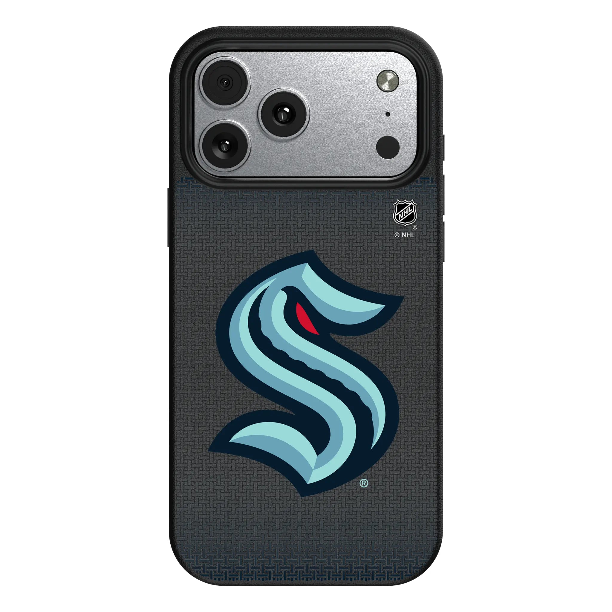 Seattle Kraken Linen iPhone MagSafe Compatible Phone Case for Apple iPhone#Device_iPhone 17 Pro Max