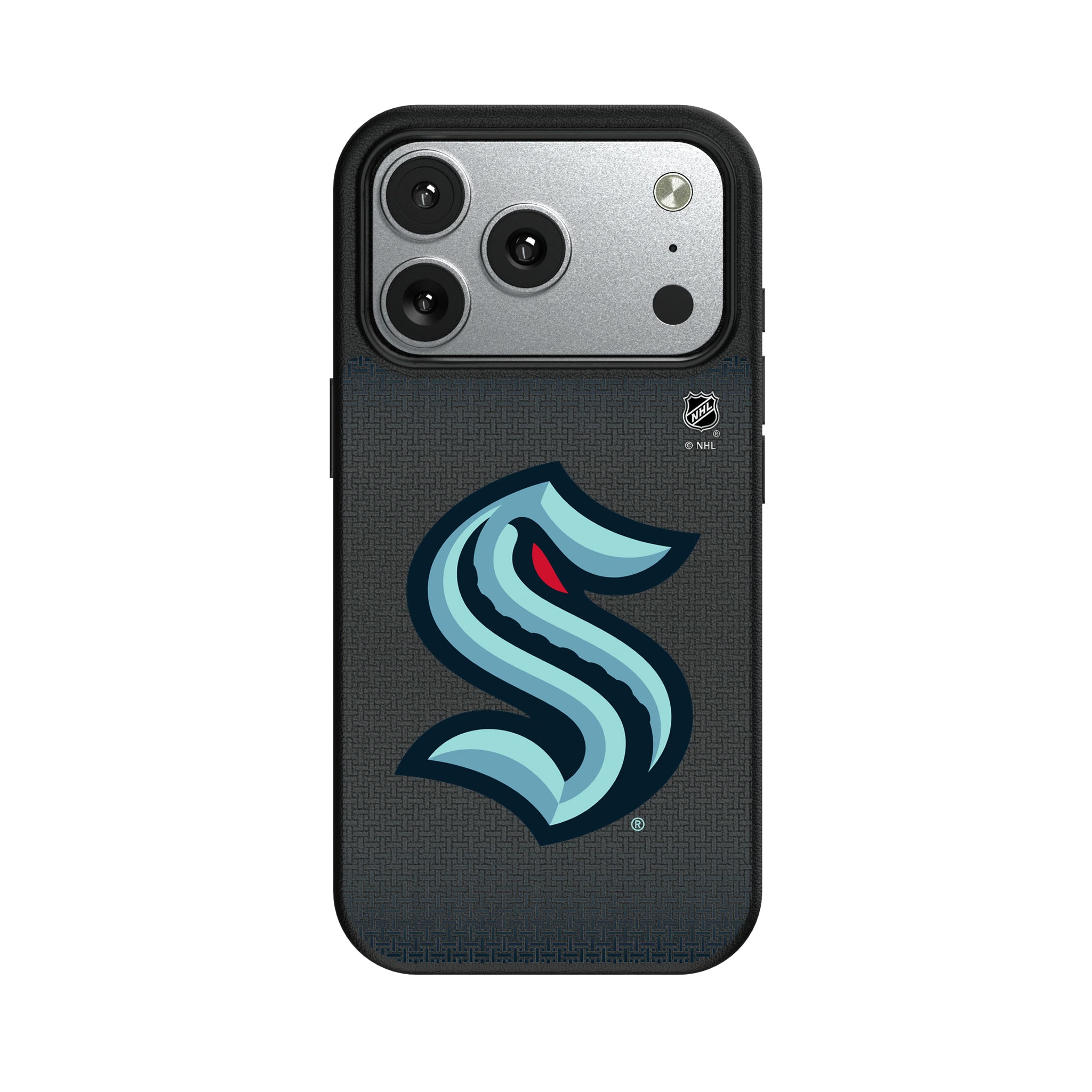 Seattle Kraken Linen iPhone MagSafe Compatible Phone Case for Apple iPhone#Device_iPhone 17 Pro