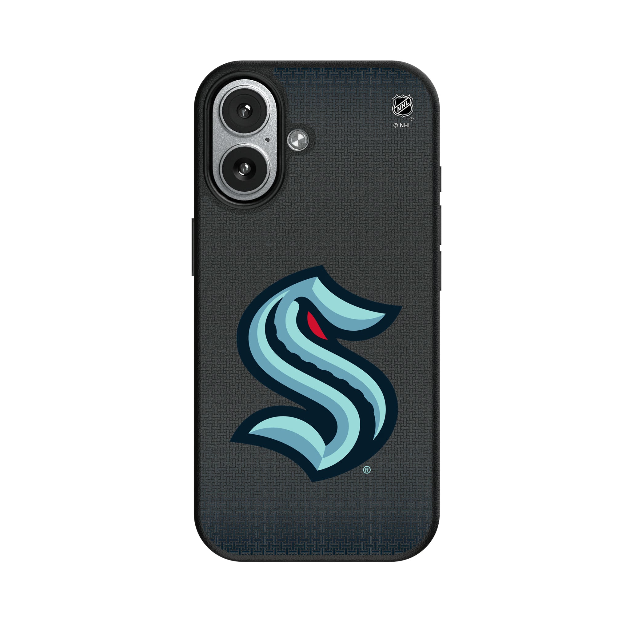 Seattle Kraken Linen iPhone MagSafe Compatible Phone Case for Apple iPhone#Device_iPhone 17