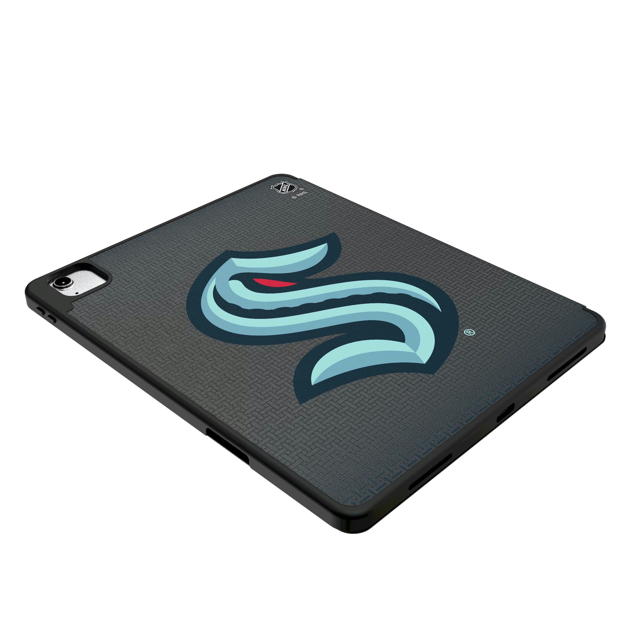 Seattle Kraken Linen iPad Tablet Case for Apple iPad - Isometric View