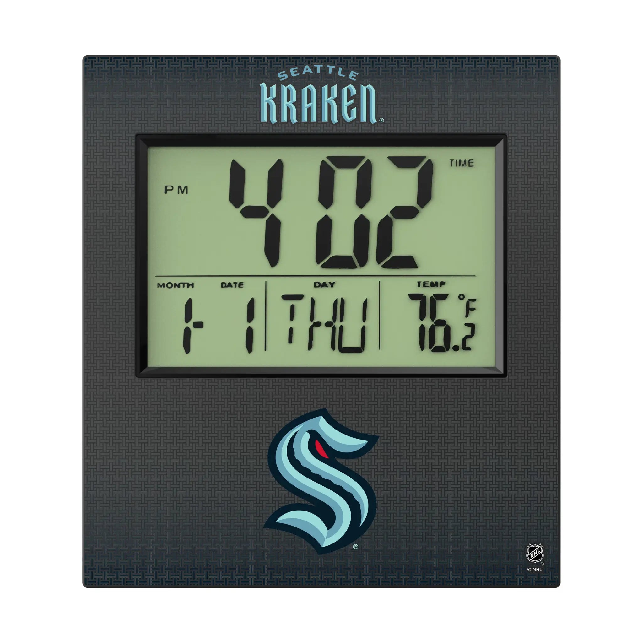 Seattle Kraken Linen Wall Clock