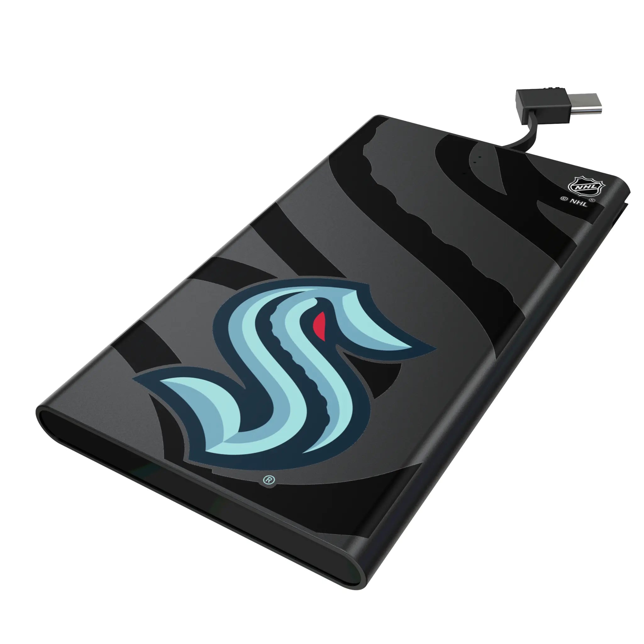 Seattle Kraken Monocolor Tilt 5000mAh Flat Power Bank