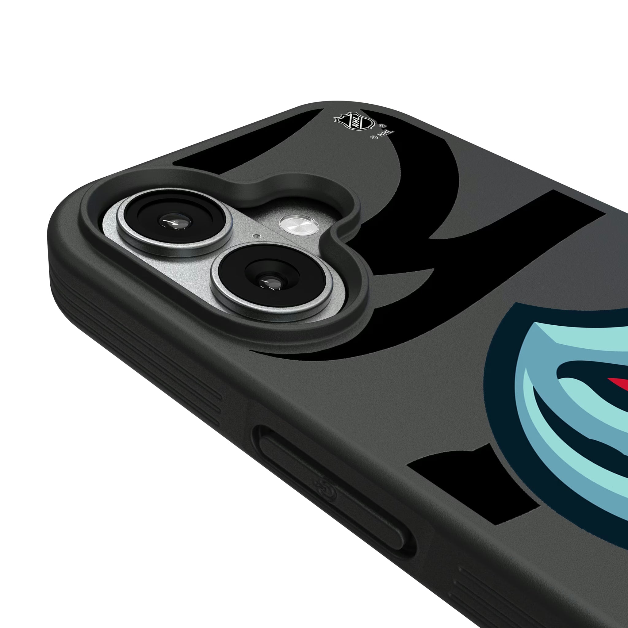 Seattle Kraken Monocolor Tilt iPhone Bump Phone Case for Apple iPhone - Detail#Device_iPhone 17