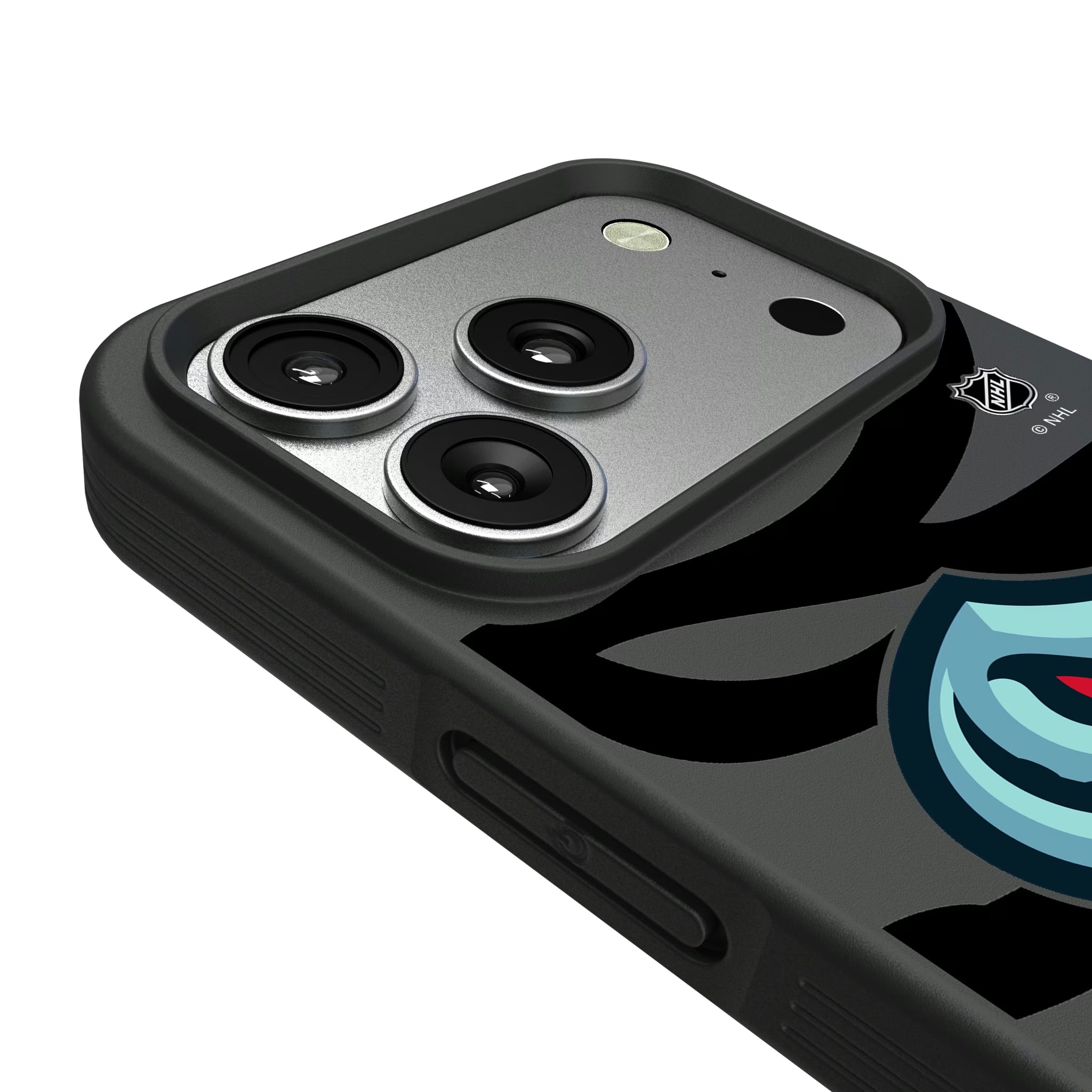 Seattle Kraken Monocolor Tilt iPhone Bump Phone Case for Apple iPhone - Detail#Device_iPhone 17 Pro