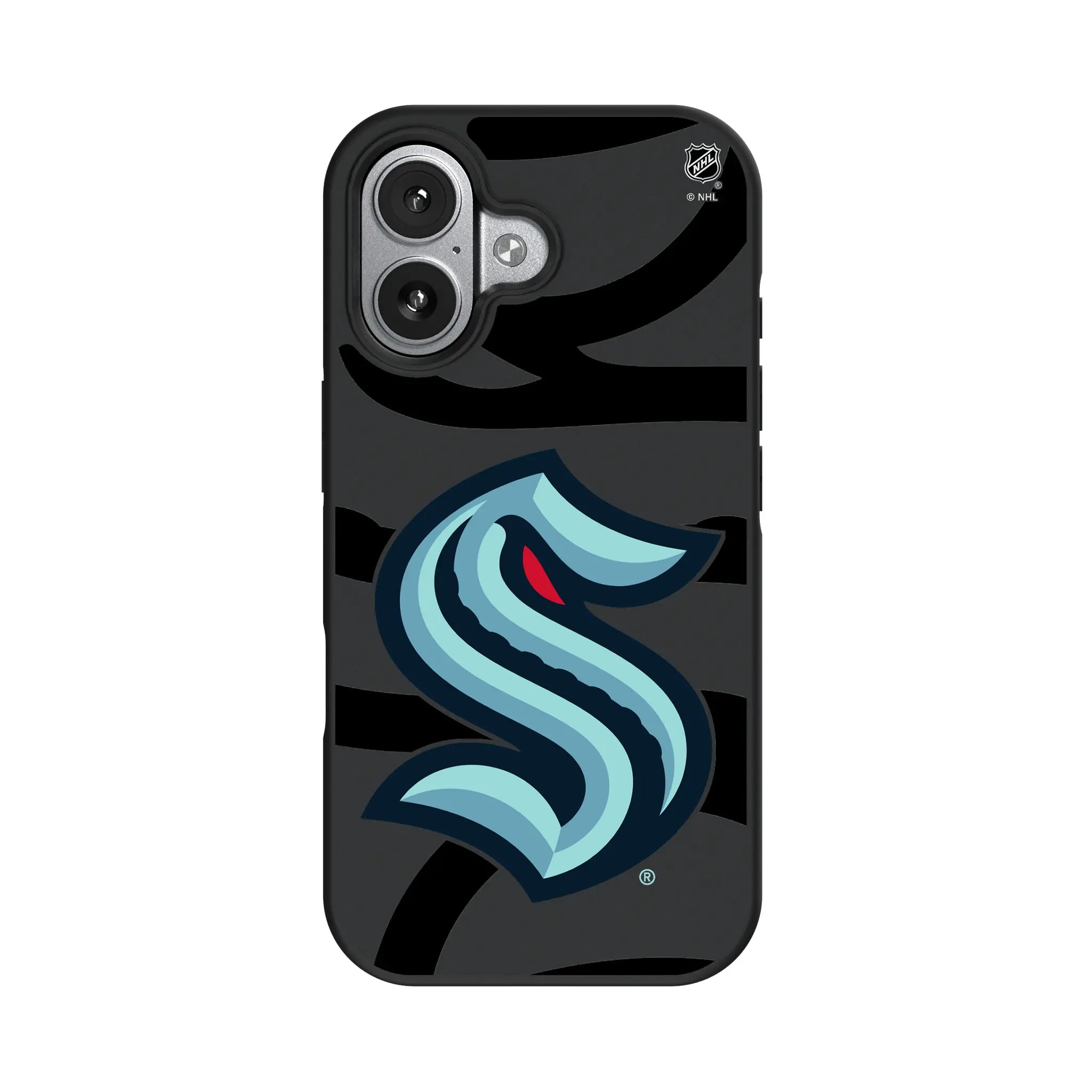 Seattle Kraken Monocolor Tilt iPhone Bump Phone Case for Apple iPhone#Device_iPhone 17