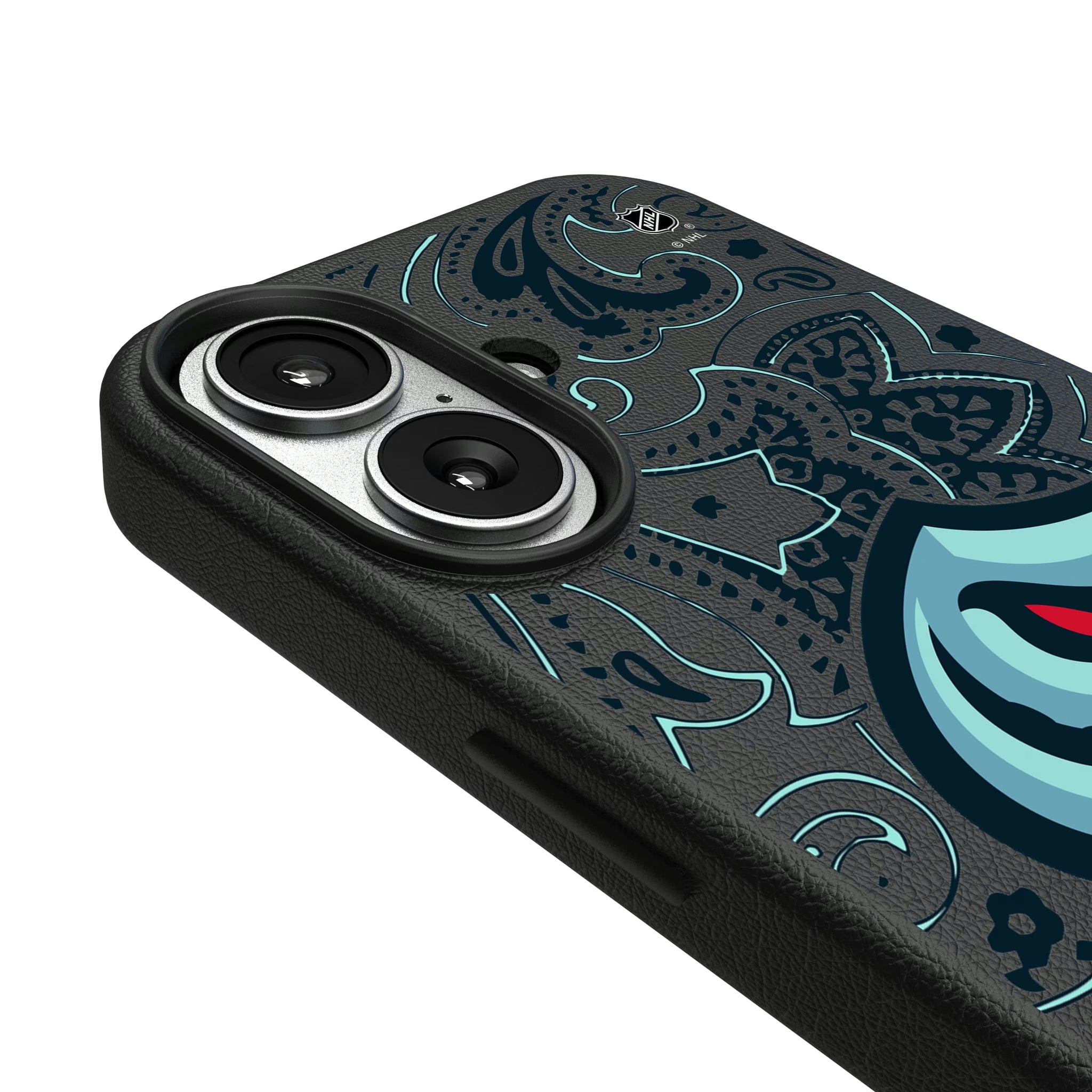 Seattle Kraken Paisley iPhone MagSafe Compatible Phone Case for Apple iPhone - Detail#Device_iPhone 17