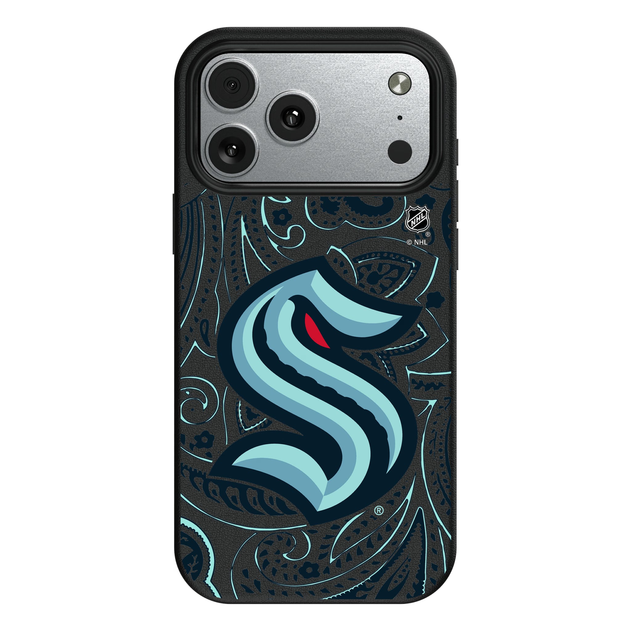 Seattle Kraken Paisley iPhone MagSafe Compatible Phone Case for Apple iPhone#Device_iPhone 17 Pro Max