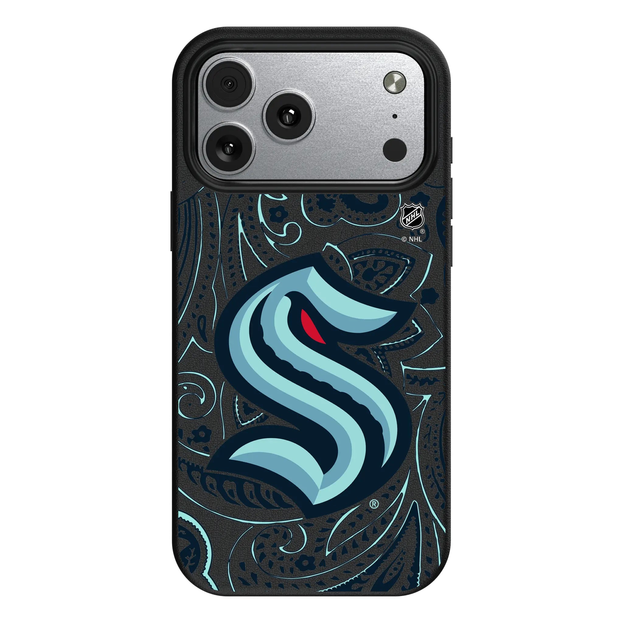 Seattle Kraken Paisley iPhone MagSafe Compatible Phone Case for Apple iPhone#Device_iPhone 17 Pro Max