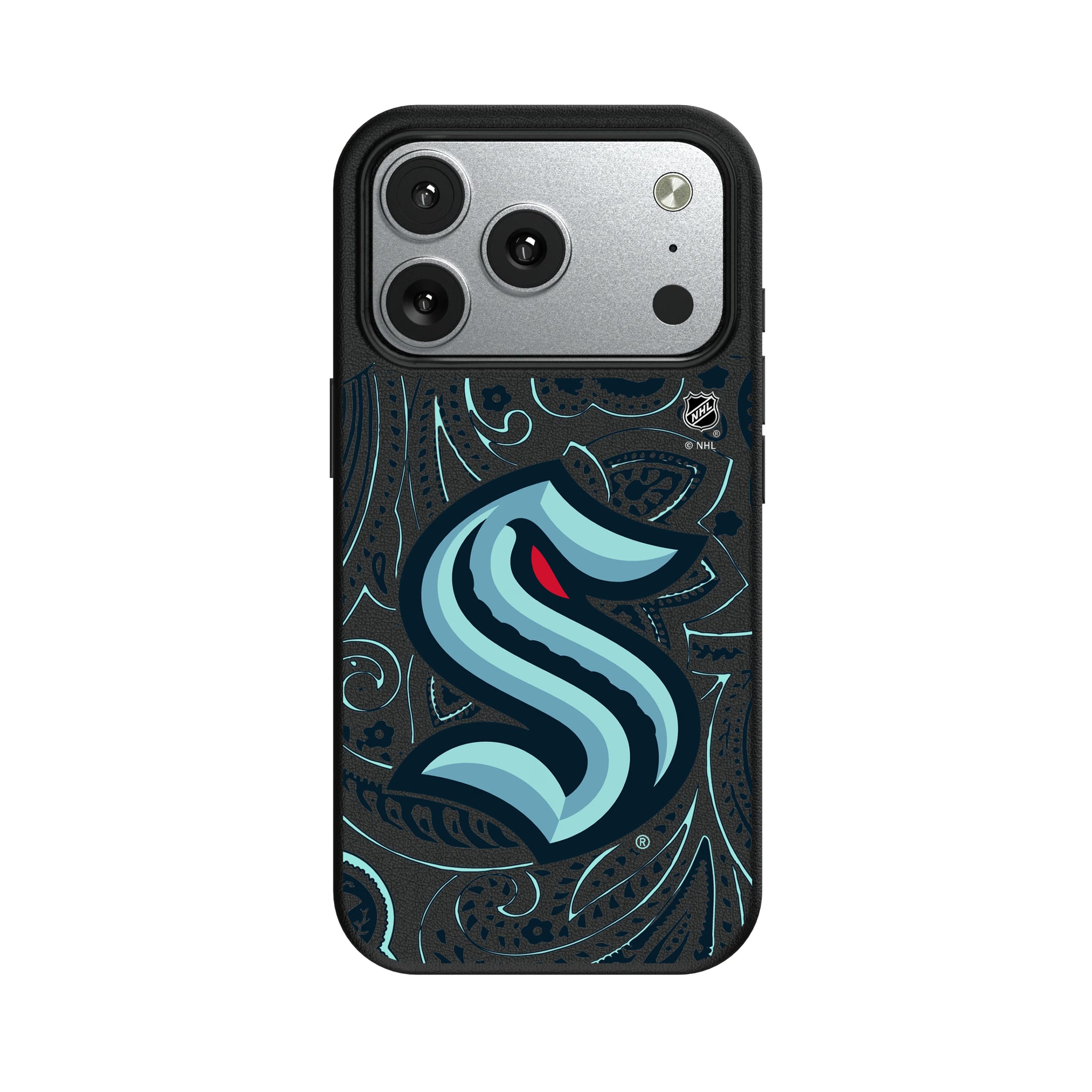 Seattle Kraken Paisley iPhone MagSafe Compatible Phone Case for Apple iPhone#Device_iPhone 17 Pro