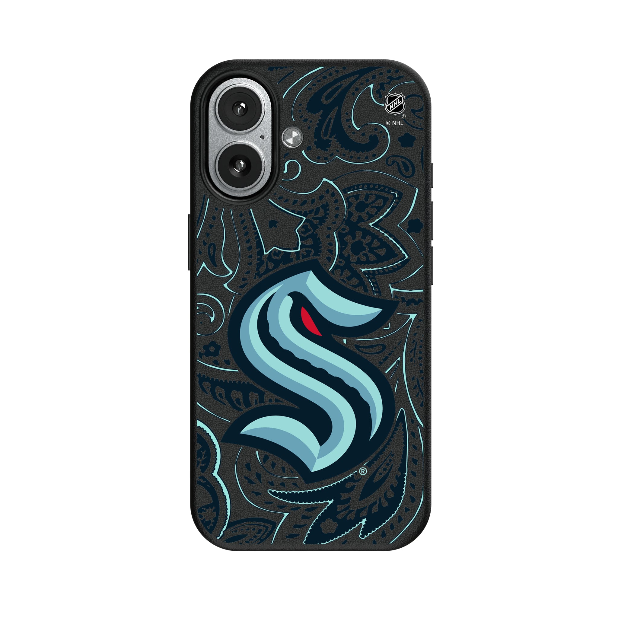 Seattle Kraken Paisley iPhone MagSafe Compatible Phone Case for Apple iPhone#Device_iPhone 17