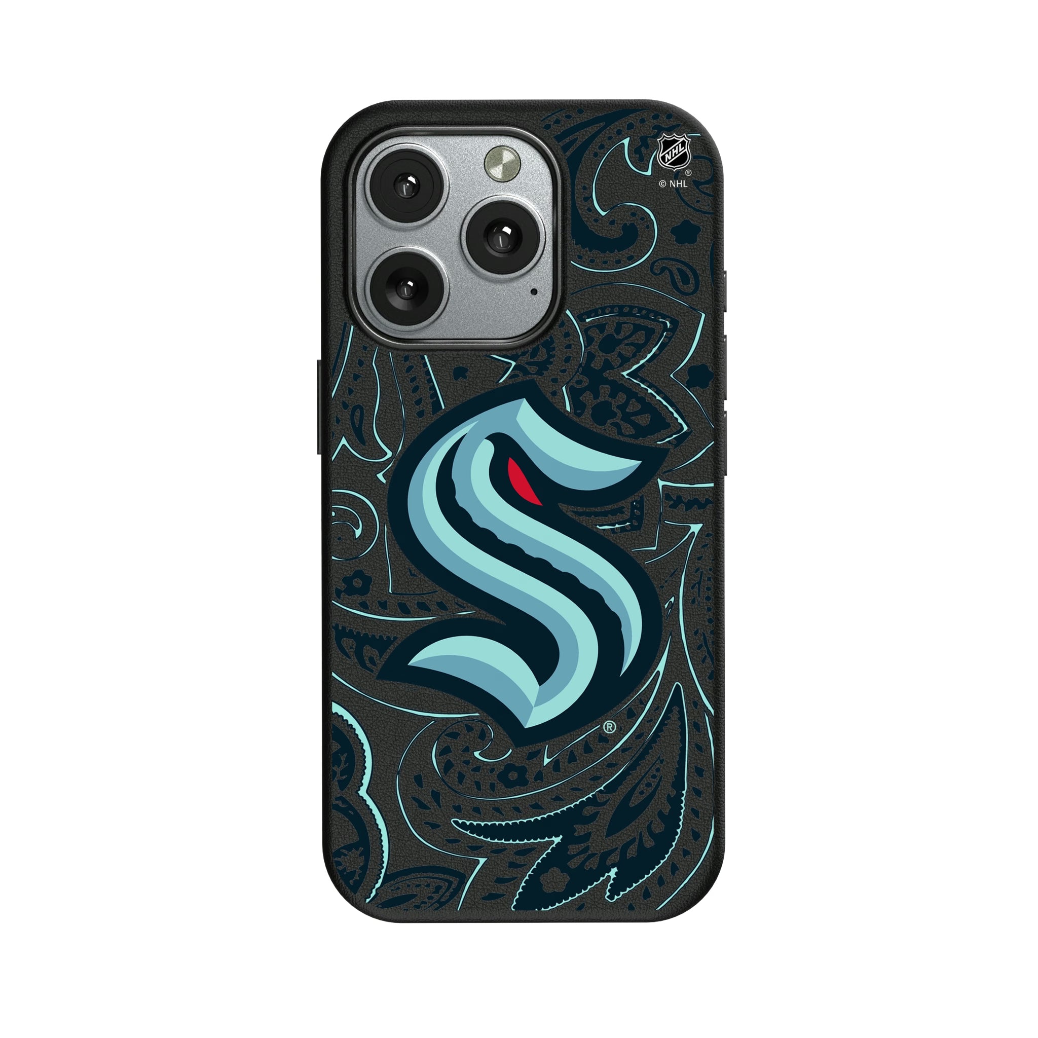 Seattle Kraken Paisley iPhone MagSafe Compatible Phone Case for Apple iPhone
