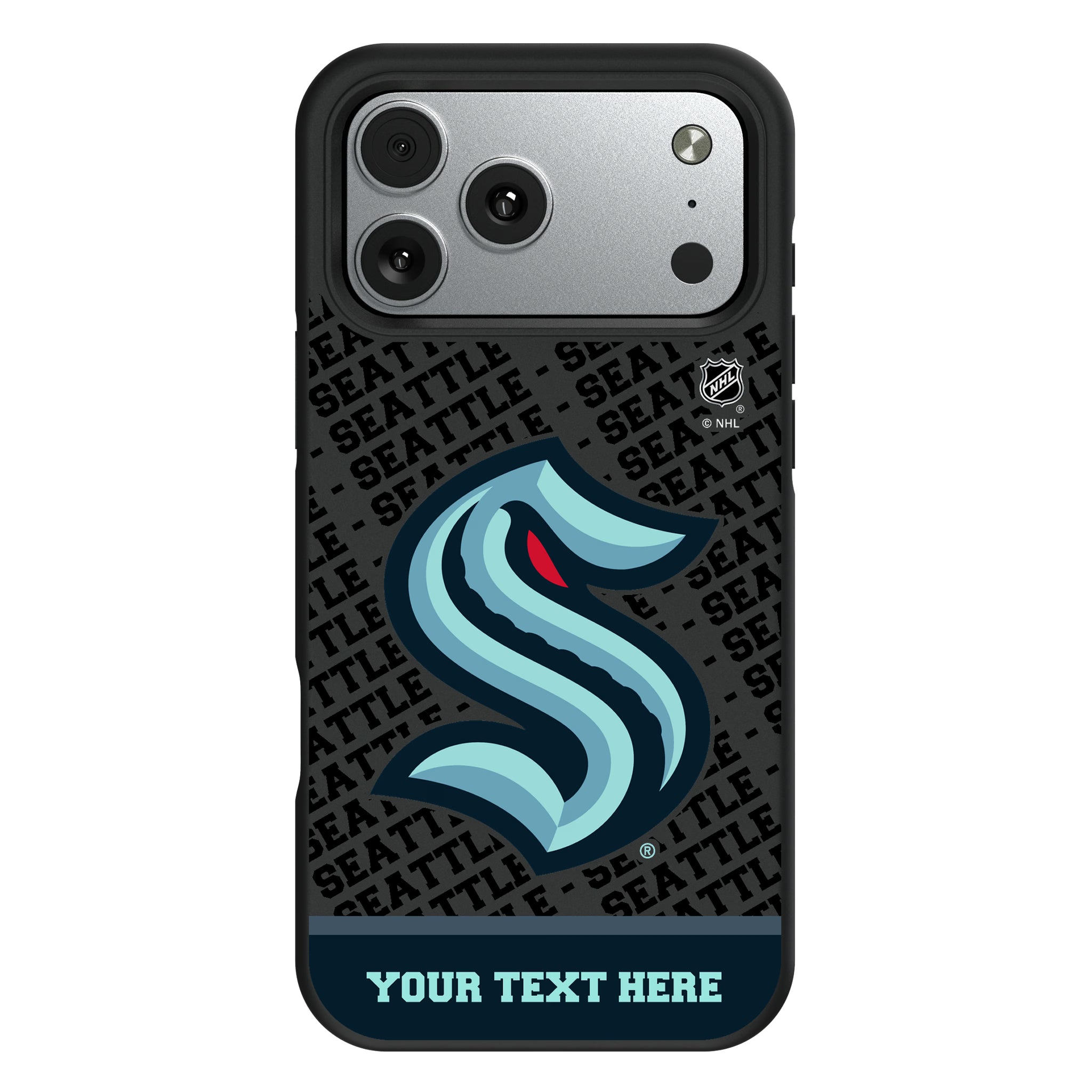 Seattle Kraken Personalized EndZone Plus iPhone Bump Phone Case for Apple iPhone#Device_iPhone 17 Pro Max