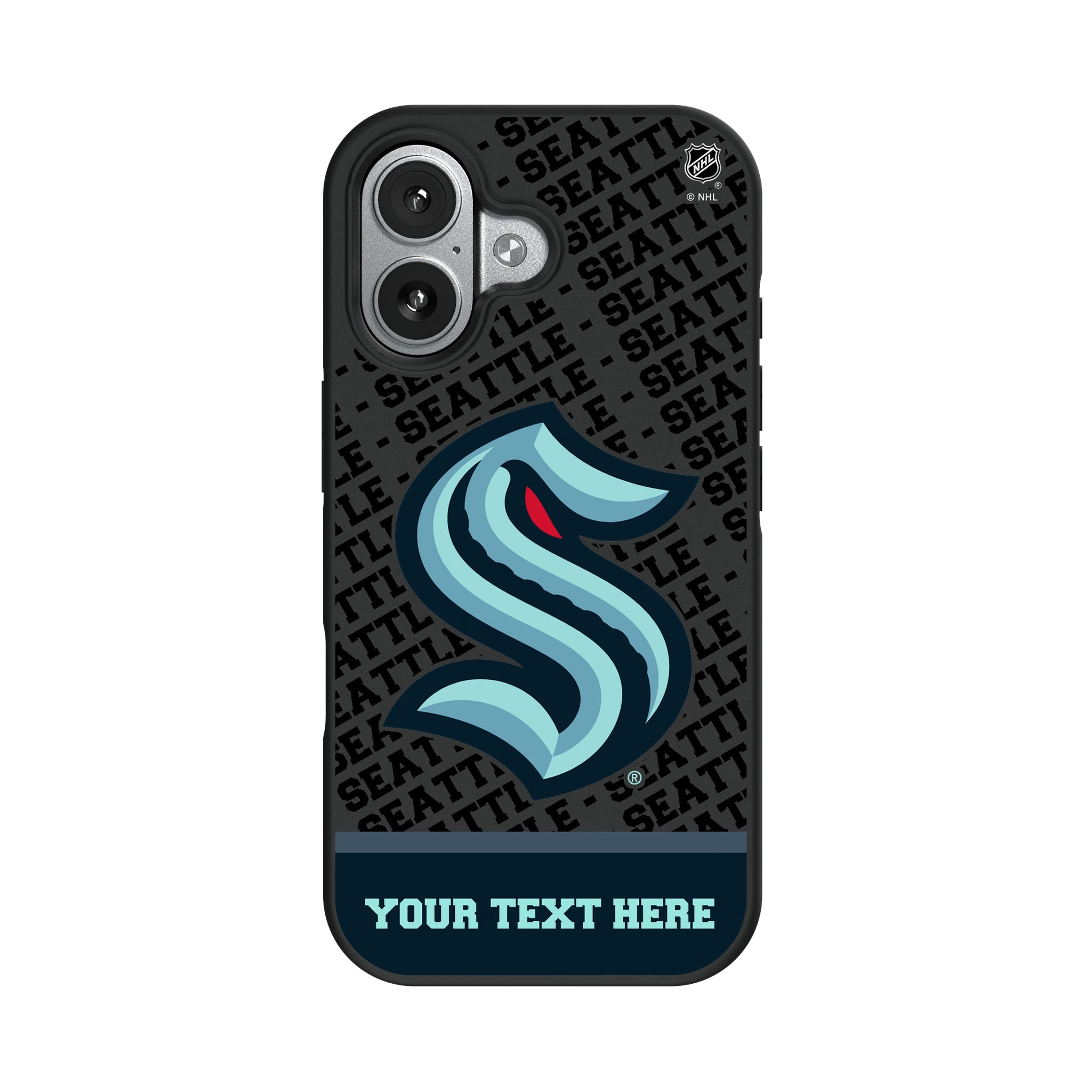 Seattle Kraken Personalized EndZone Plus iPhone Bump Phone Case for Apple iPhone#Device_iPhone 17