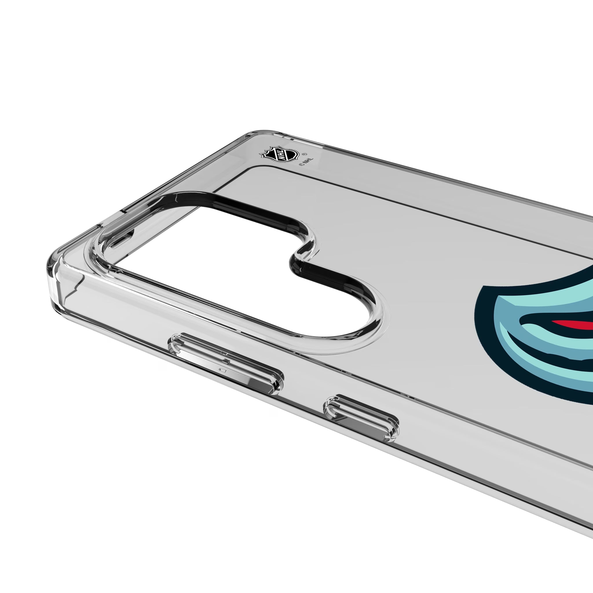 Seattle Kraken Personalized EndZone Plus Galaxy Clear Phone Case for Samsung Galaxy - Detail