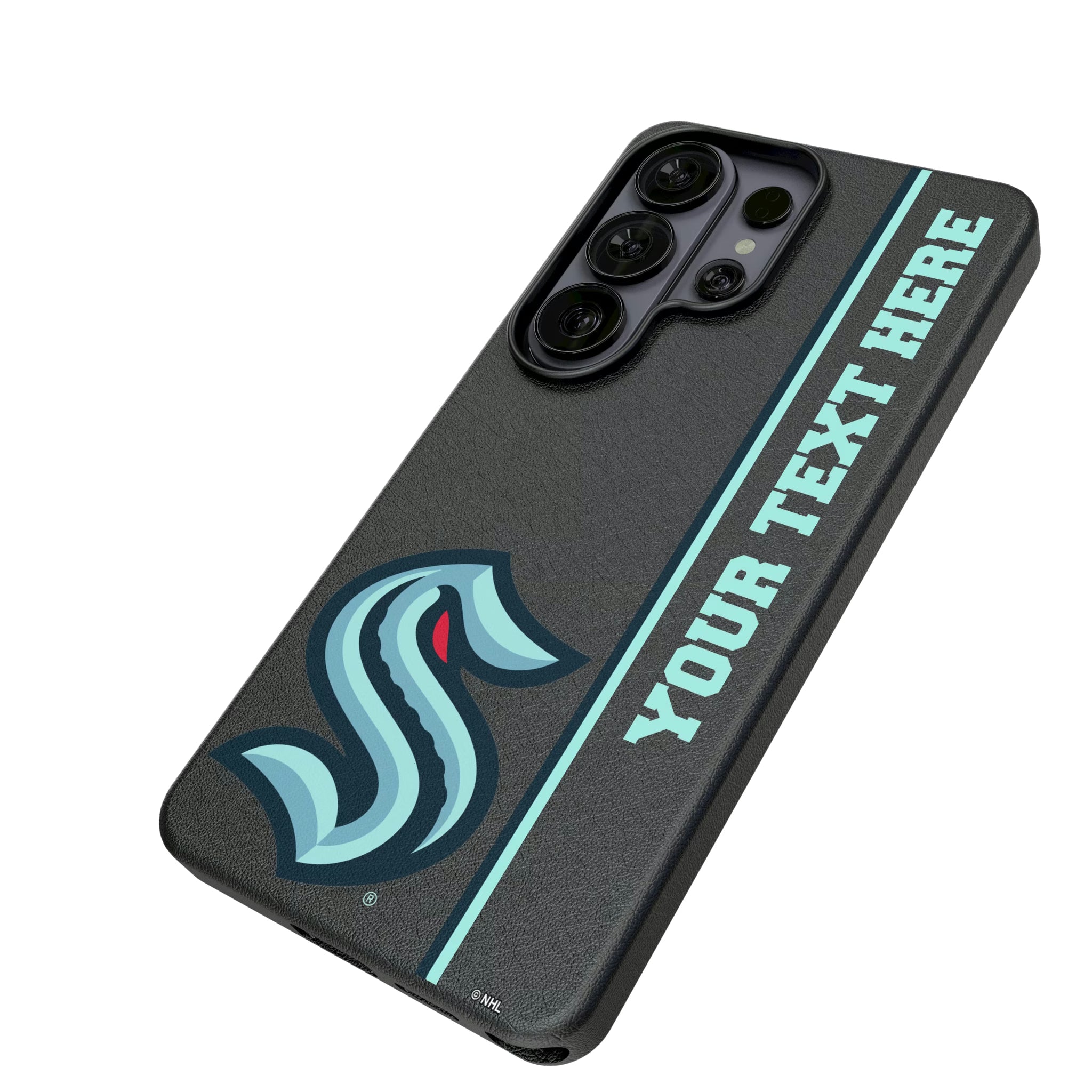 Seattle Kraken Personalized Sidebard Galaxy MagSafe Compatible Phone Case for Samsung Galaxy - Isometric View