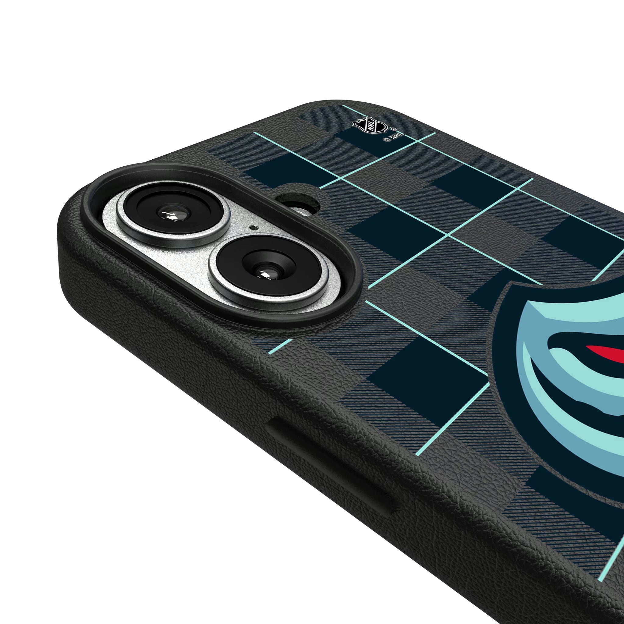 Seattle Kraken Plaid iPhone MagSafe Compatible Phone Case for Apple iPhone - Detail#Device_iPhone 17