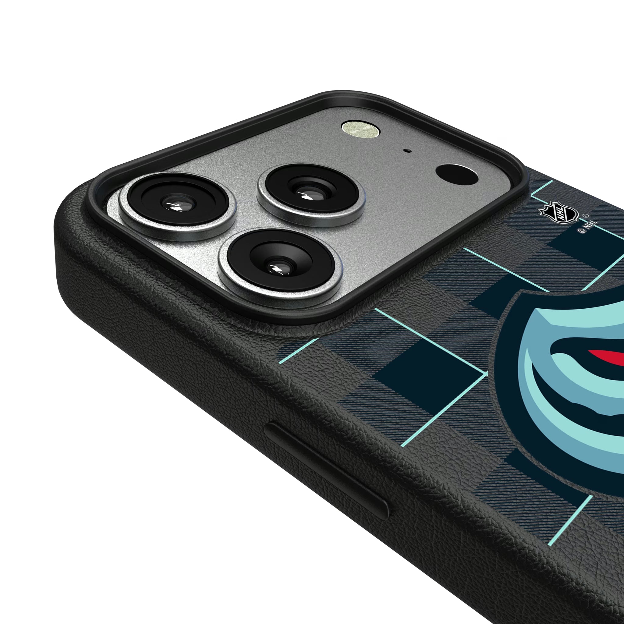 Seattle Kraken Plaid iPhone MagSafe Compatible Phone Case for Apple iPhone - Detail#Device_iPhone 17 Pro