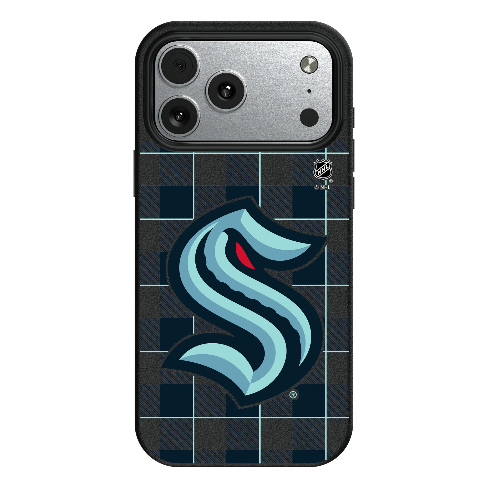 Seattle Kraken Plaid iPhone MagSafe Compatible Phone Case for Apple iPhone#Device_iPhone 17 Pro Max
