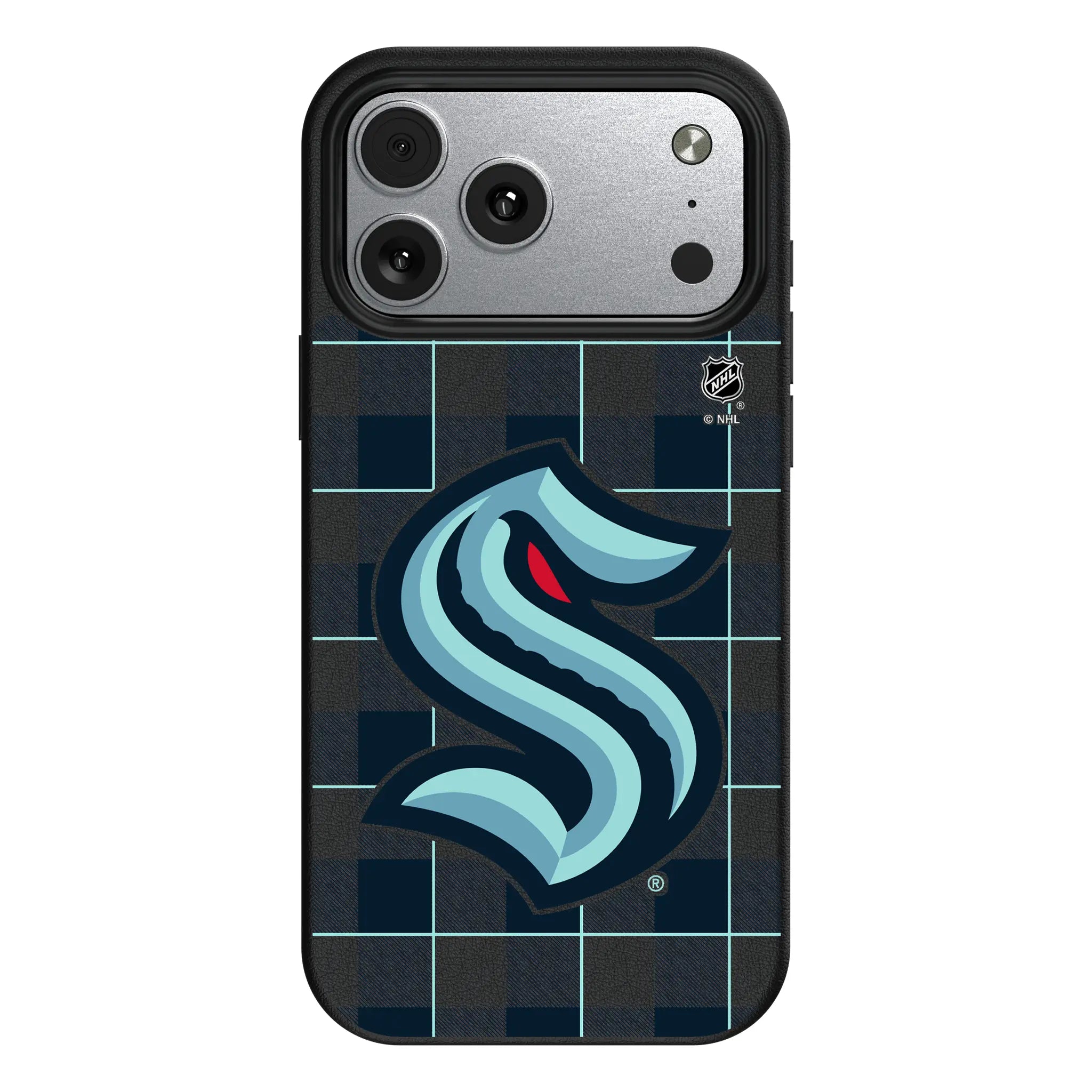 Seattle Kraken Plaid iPhone MagSafe Compatible Phone Case for Apple iPhone#Device_iPhone 17 Pro Max
