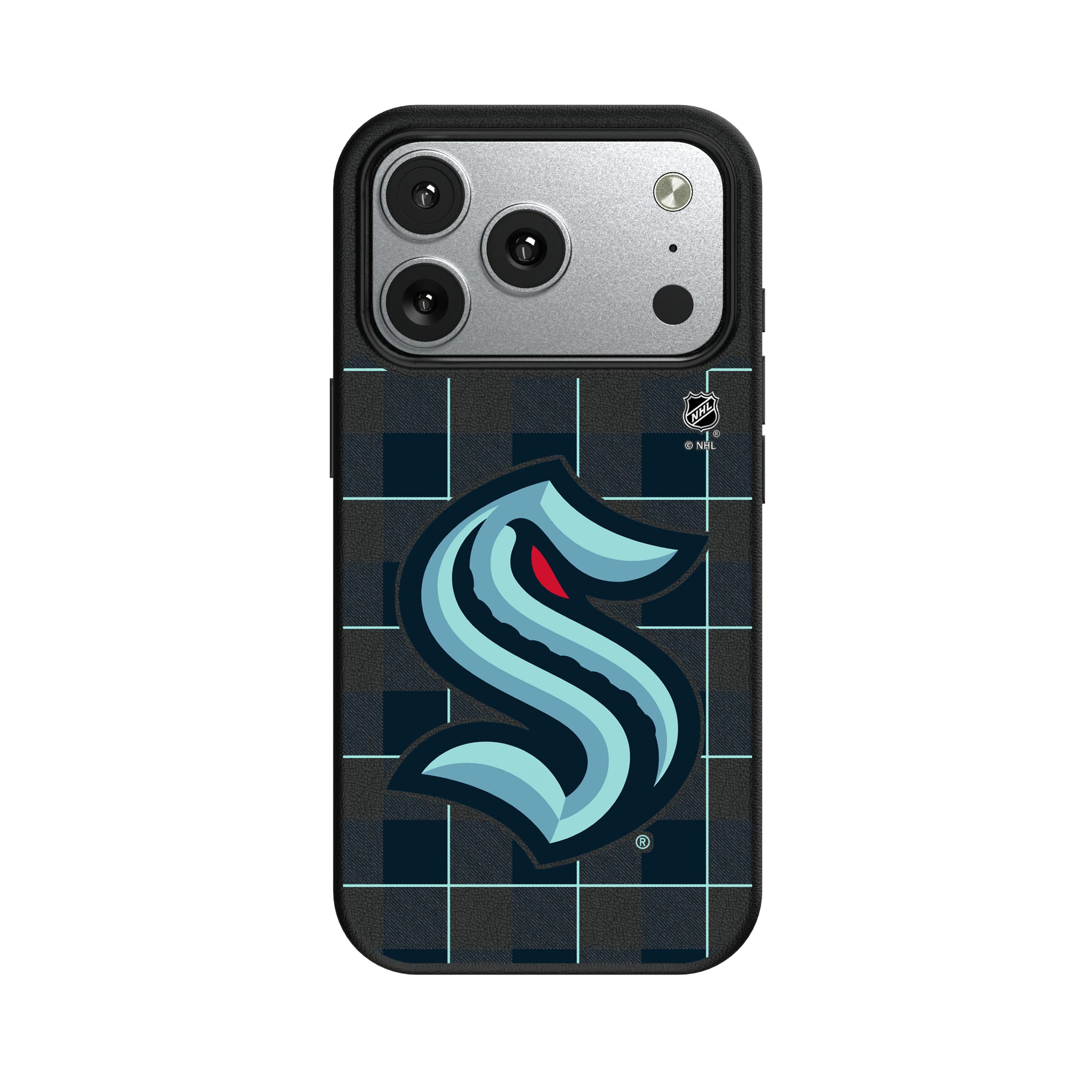 Seattle Kraken Plaid iPhone MagSafe Compatible Phone Case for Apple iPhone#Device_iPhone 17 Pro
