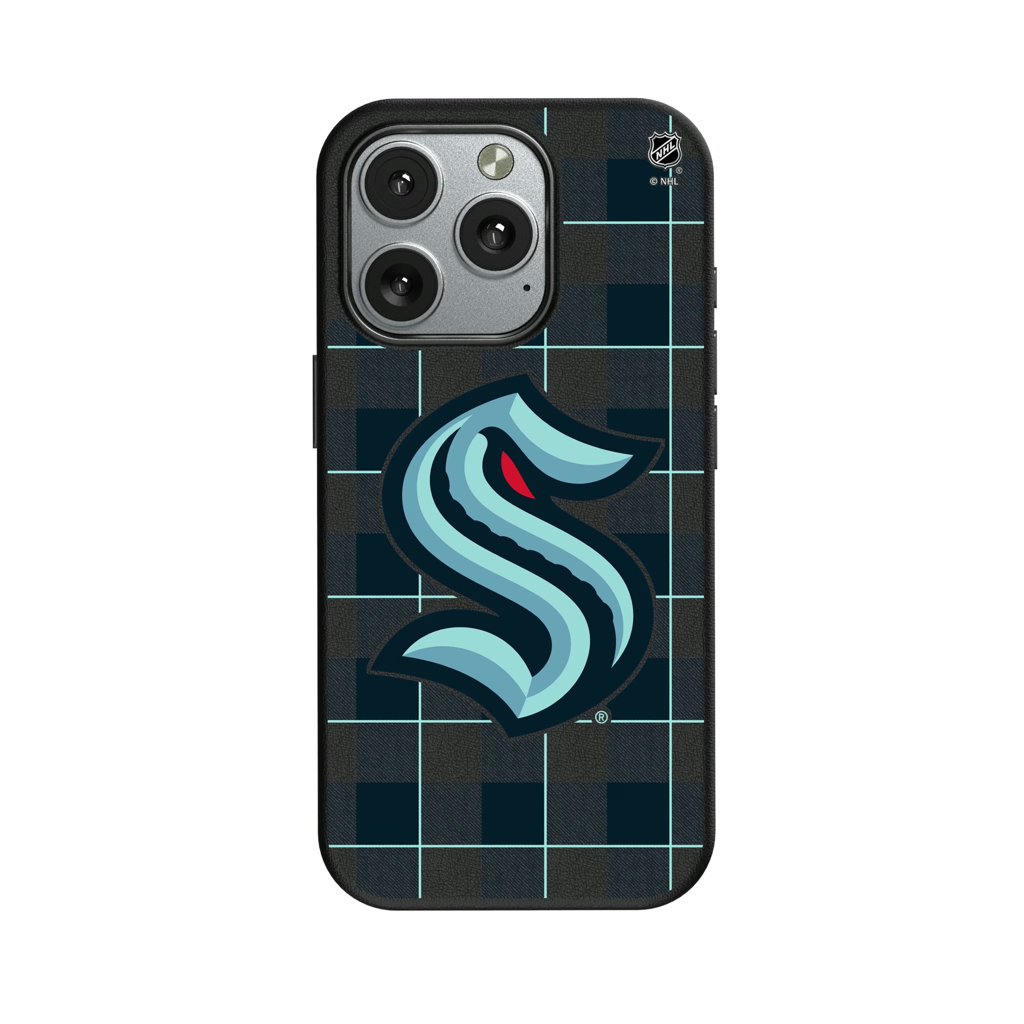 Seattle Kraken Plaid iPhone MagSafe Compatible Phone Case for Apple iPhone