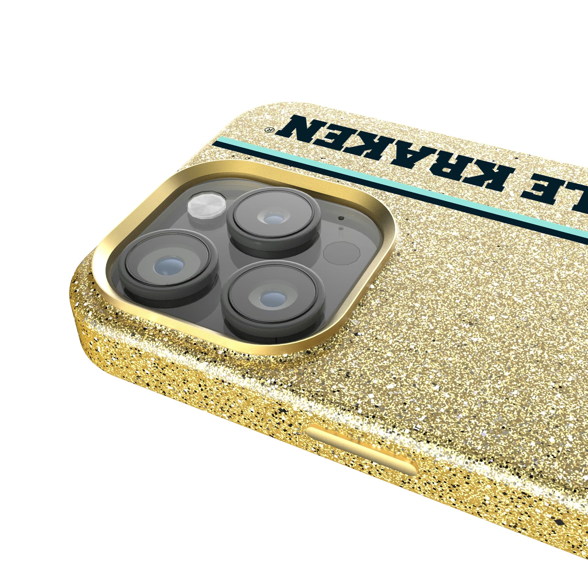 Seattle Kraken Sidebar iPhone Bling Phone Case for Apple iPhone - Detail