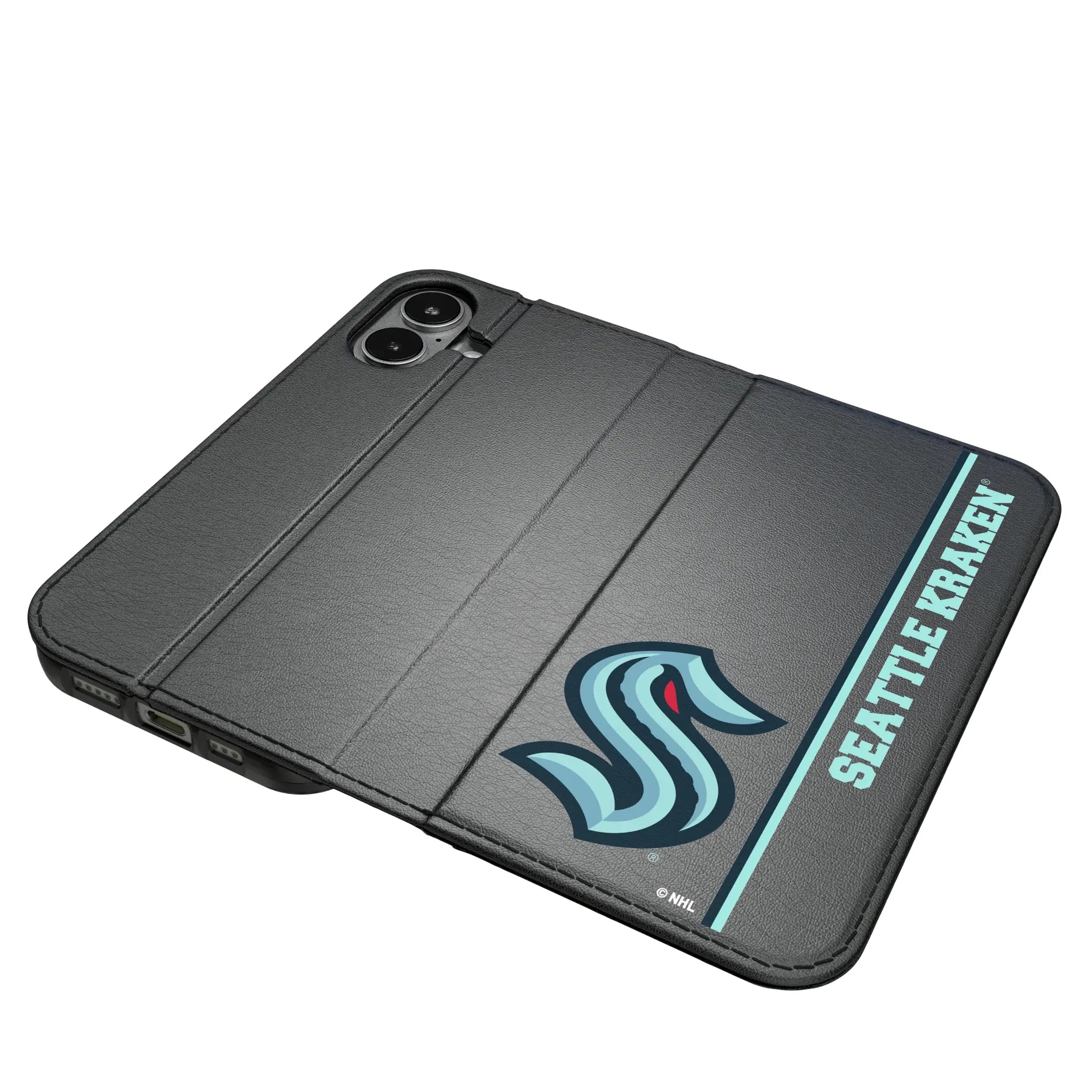 Seattle Kraken Sidebar iPhone Folio Phone Case for Apple iPhone#Device_iPhone 17