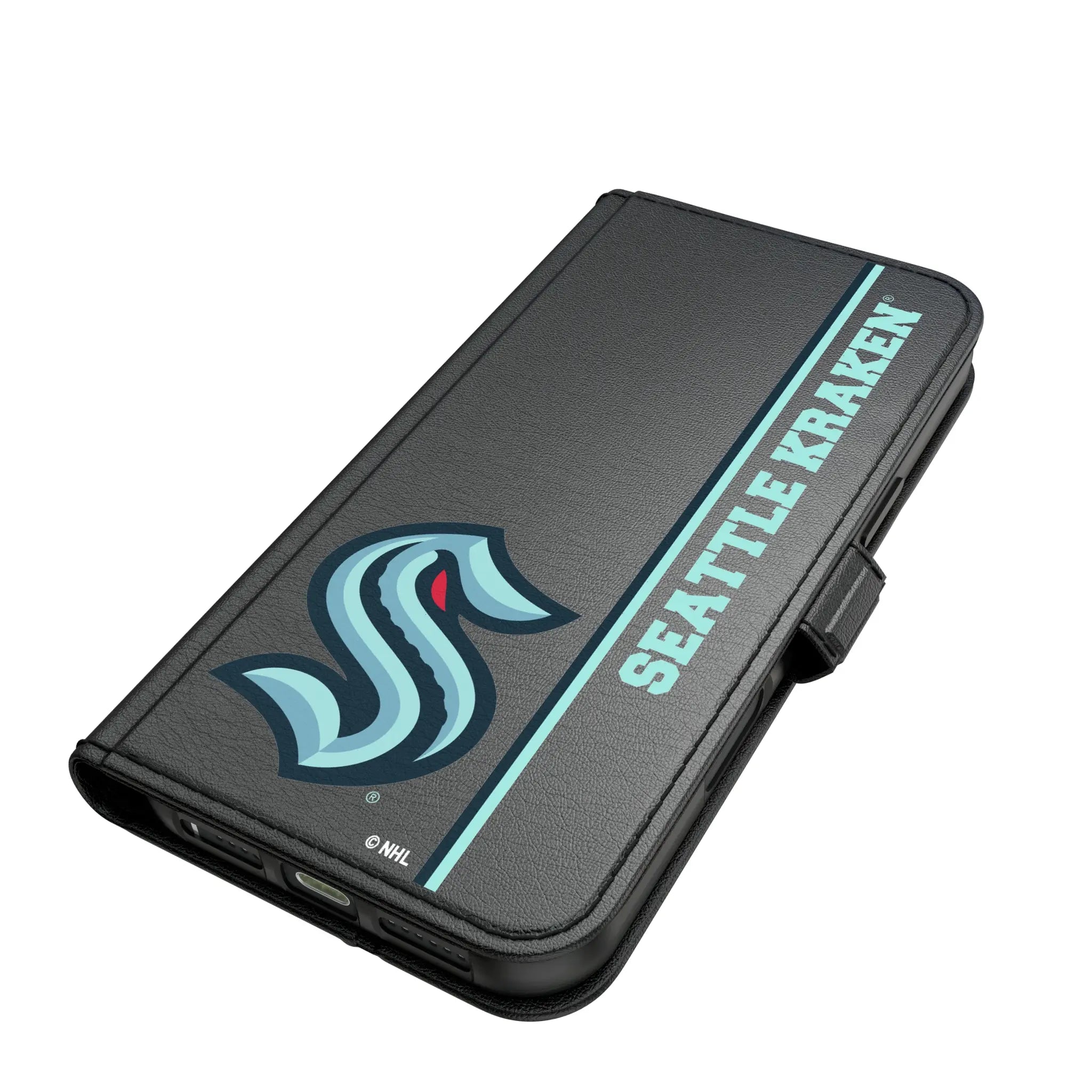 Seattle Kraken Sidebar iPhone Folio Phone Case for Apple iPhone#Device_iPhone 17 Pro Max