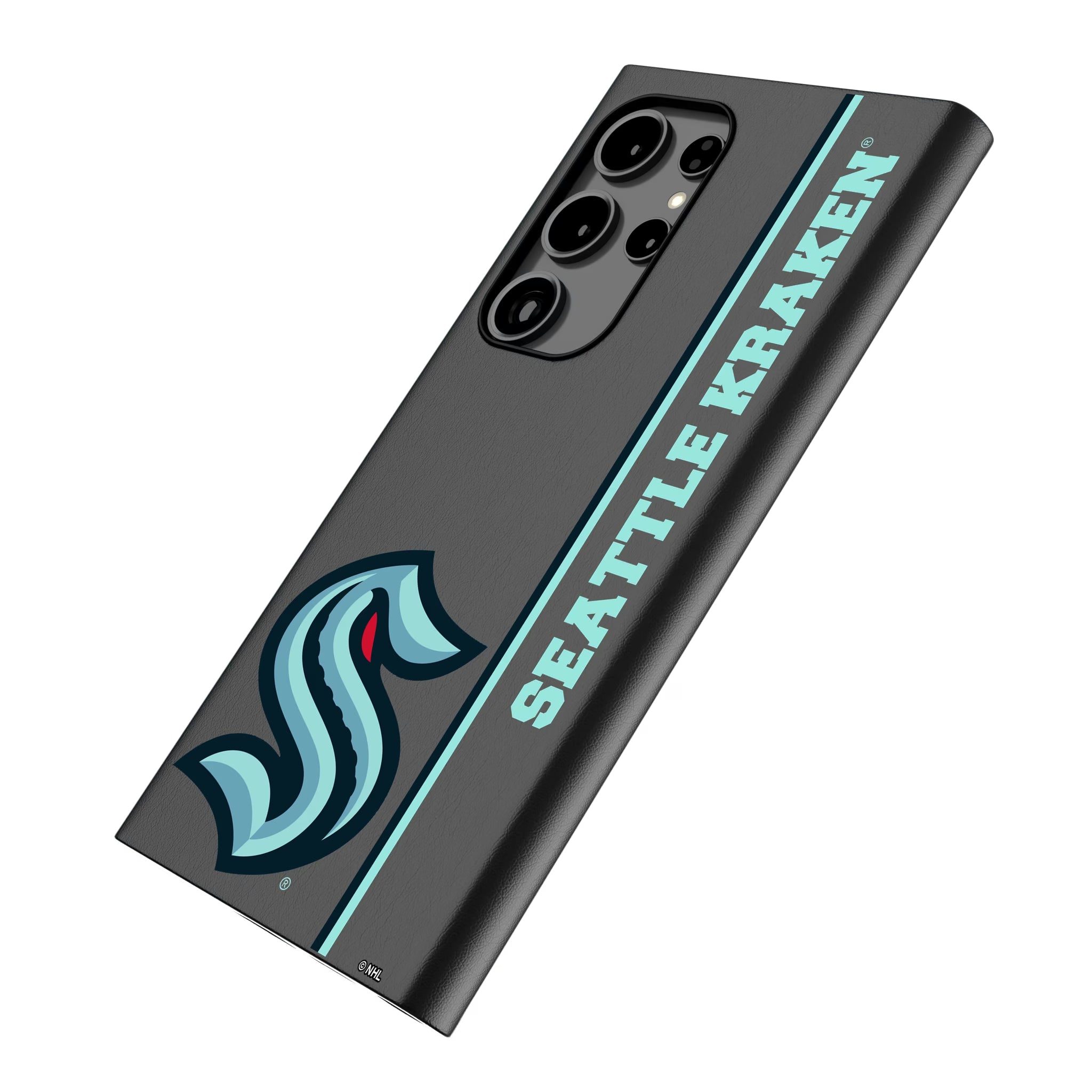 Seattle Kraken Sidebar Galaxy MagSafe Compatible Phone Case for Samsung Galaxy - Isometric View