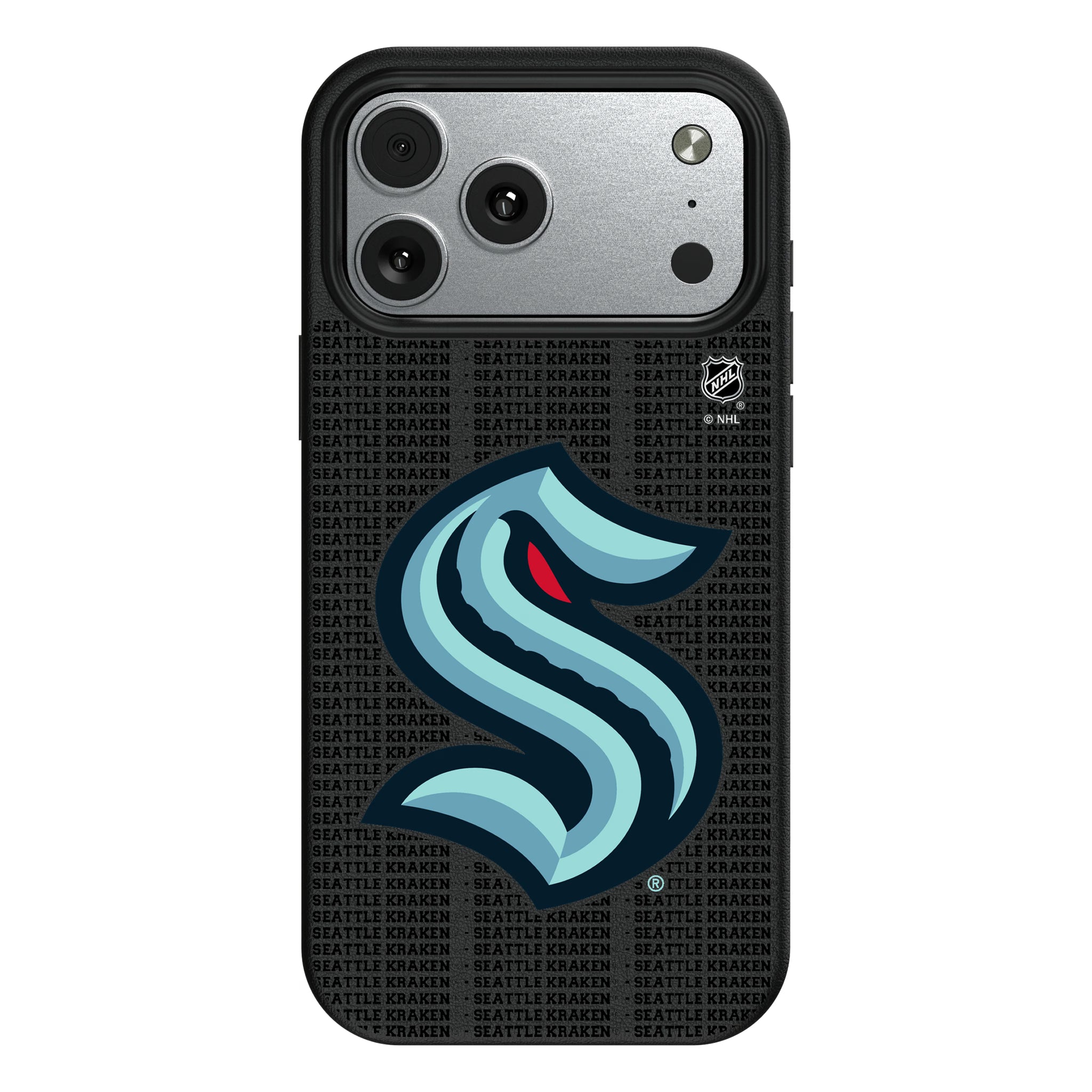 Seattle Kraken Text Backdrop iPhone MagSafe Compatible Phone Case for Apple iPhone#Device_iPhone 17 Pro Max