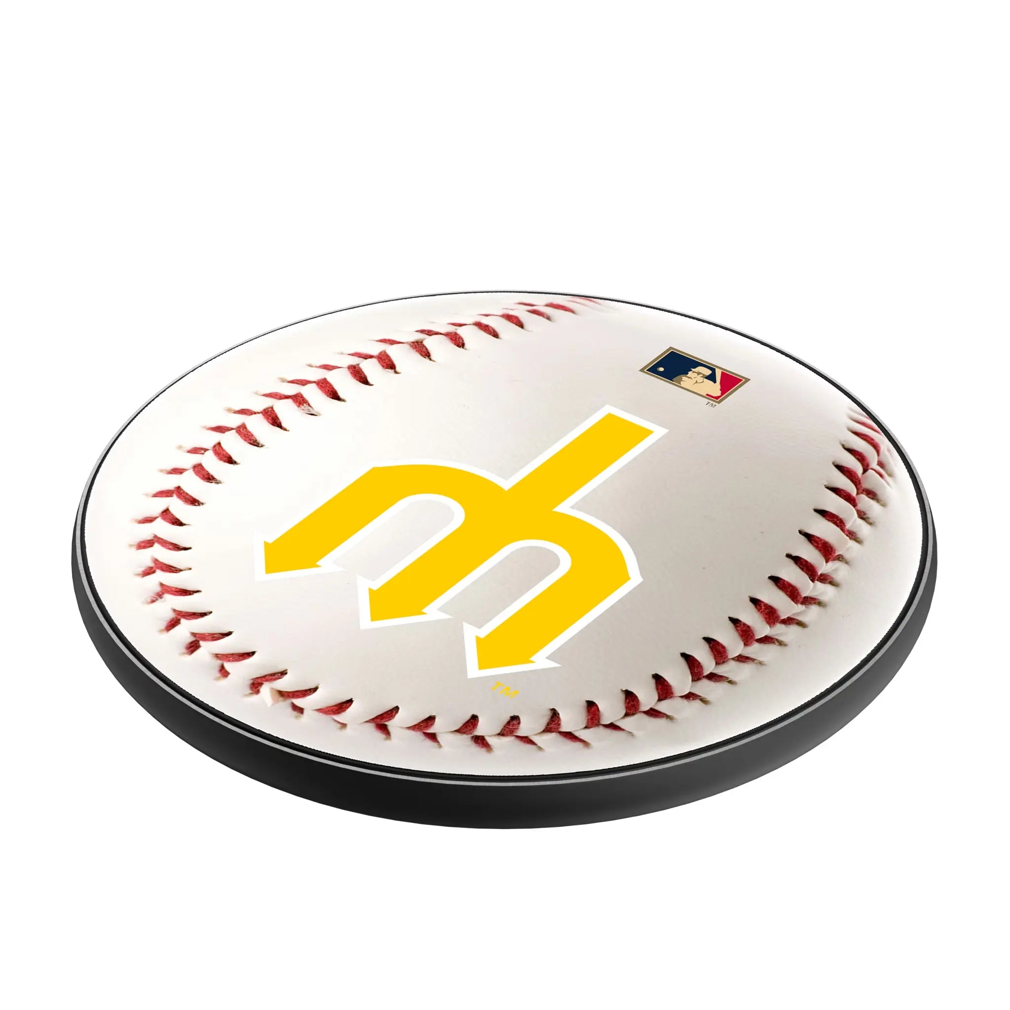 Seattle Mariners 1977-1980 - Cooperstown Collection Baseball 15-Watt Wireless Charger - Isometric View