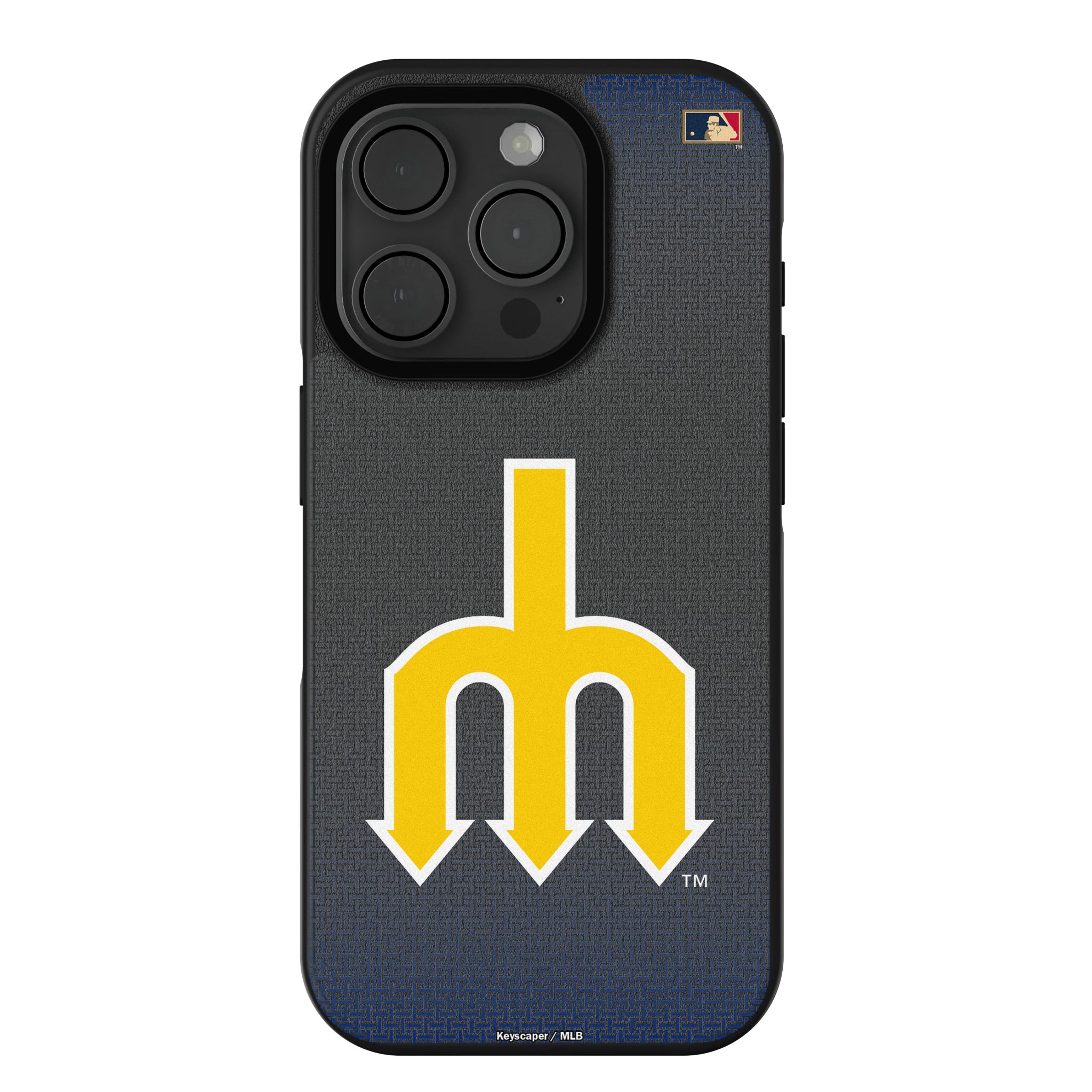 Seattle Mariners 1977-1980 - Cooperstown Collection Linen iPhone Bump Phone Case for Apple iPhone