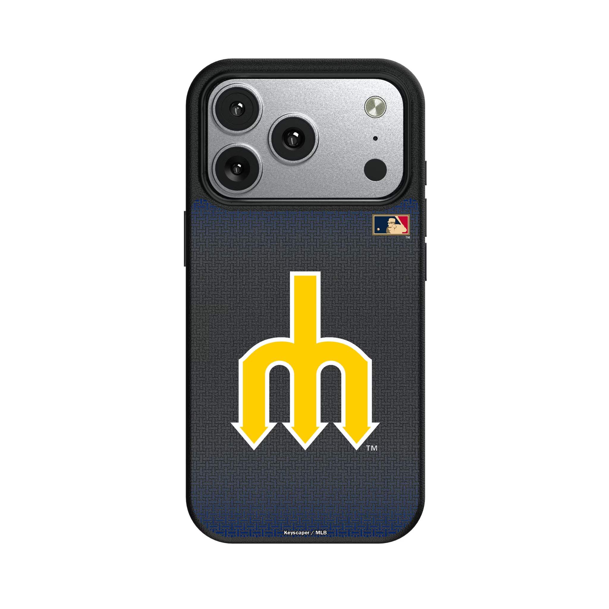 Seattle Mariners 1977-1980 - Cooperstown Collection Linen iPhone MagSafe Compatible Phone Case for Apple iPhone#Device_iPhone 17 Pro