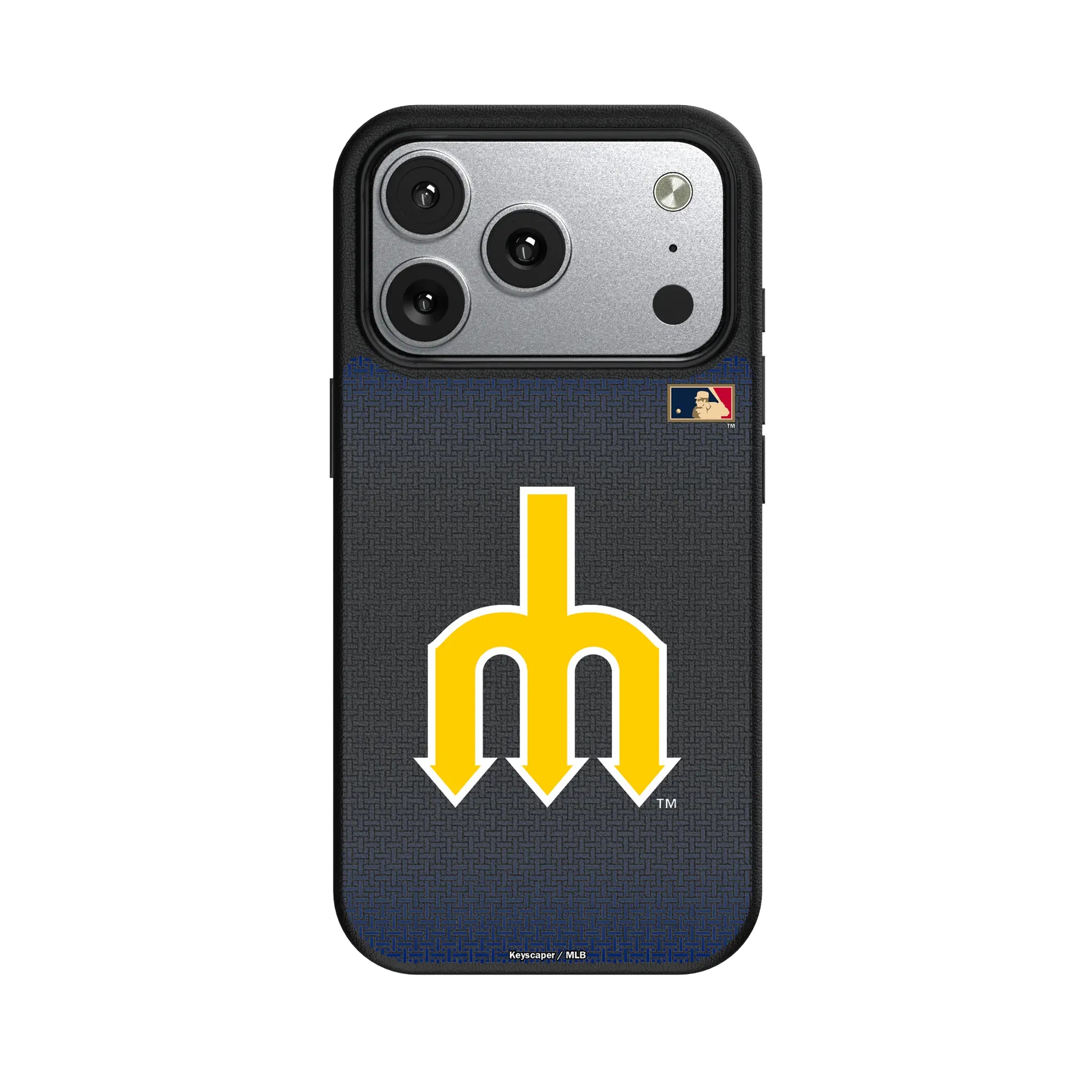 Seattle Mariners 1977-1980 - Cooperstown Collection Linen iPhone MagSafe Compatible Phone Case for Apple iPhone#Device_iPhone 17 Pro