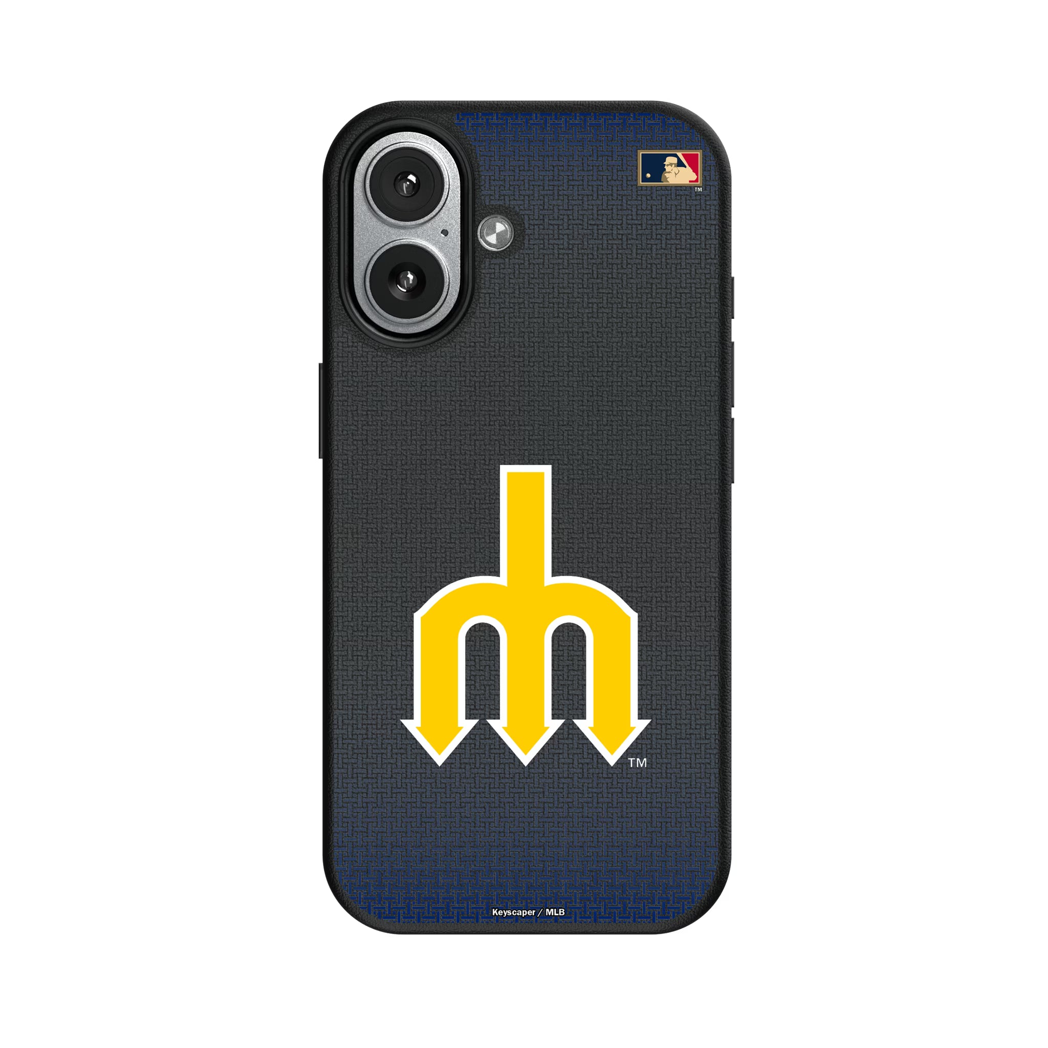 Seattle Mariners 1977-1980 - Cooperstown Collection Linen iPhone MagSafe Compatible Phone Case for Apple iPhone#Device_iPhone 17