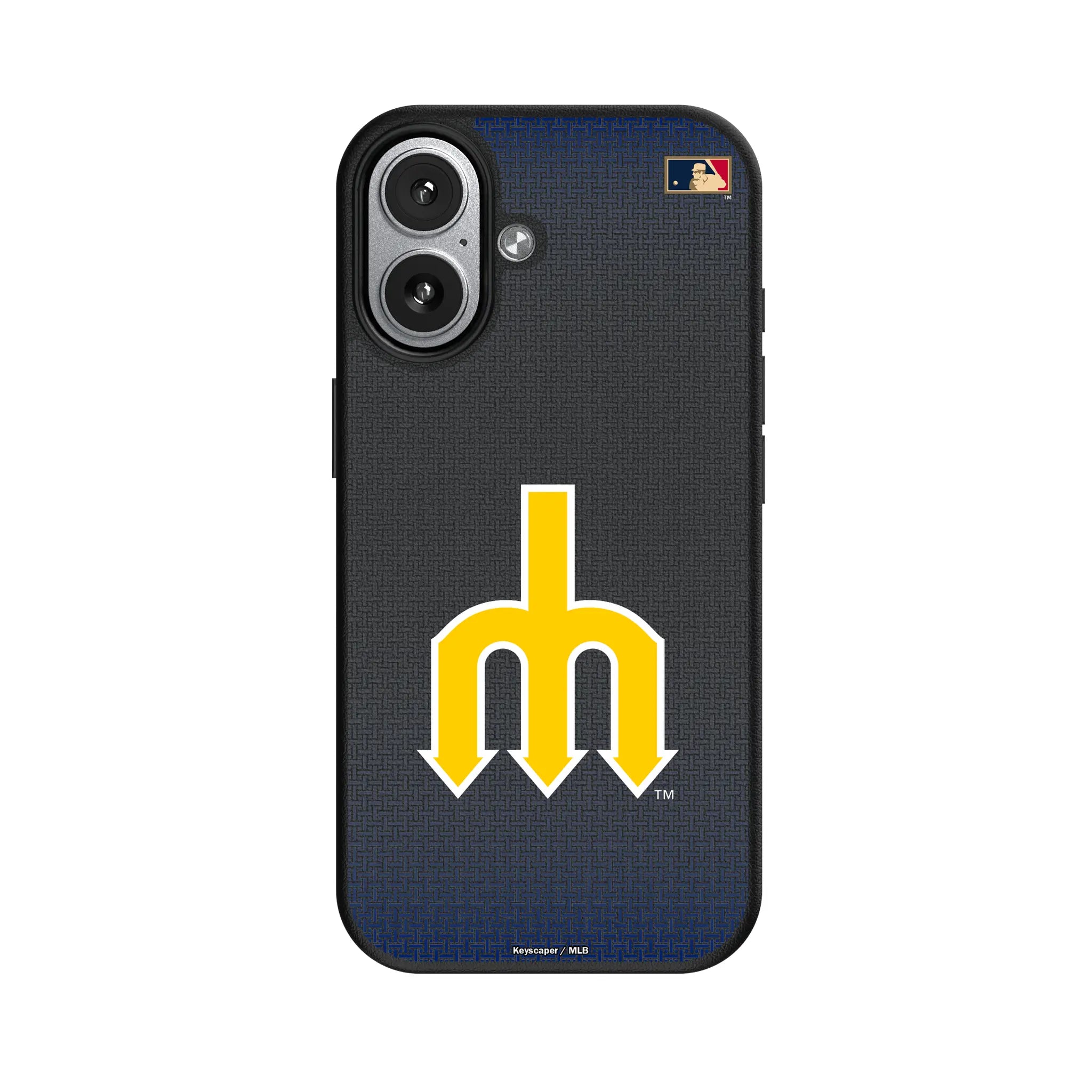 Seattle Mariners 1977-1980 - Cooperstown Collection Linen iPhone MagSafe Compatible Phone Case for Apple iPhone#Device_iPhone 17