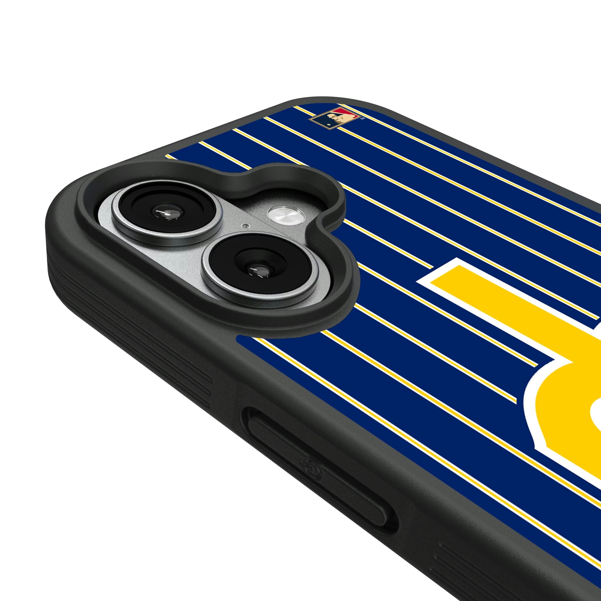 Seattle Mariners 1977-1980 - Cooperstown Collection Pinstripe iPhone Bump Phone Case for Apple iPhone - Detail#Device_iPhone 17
