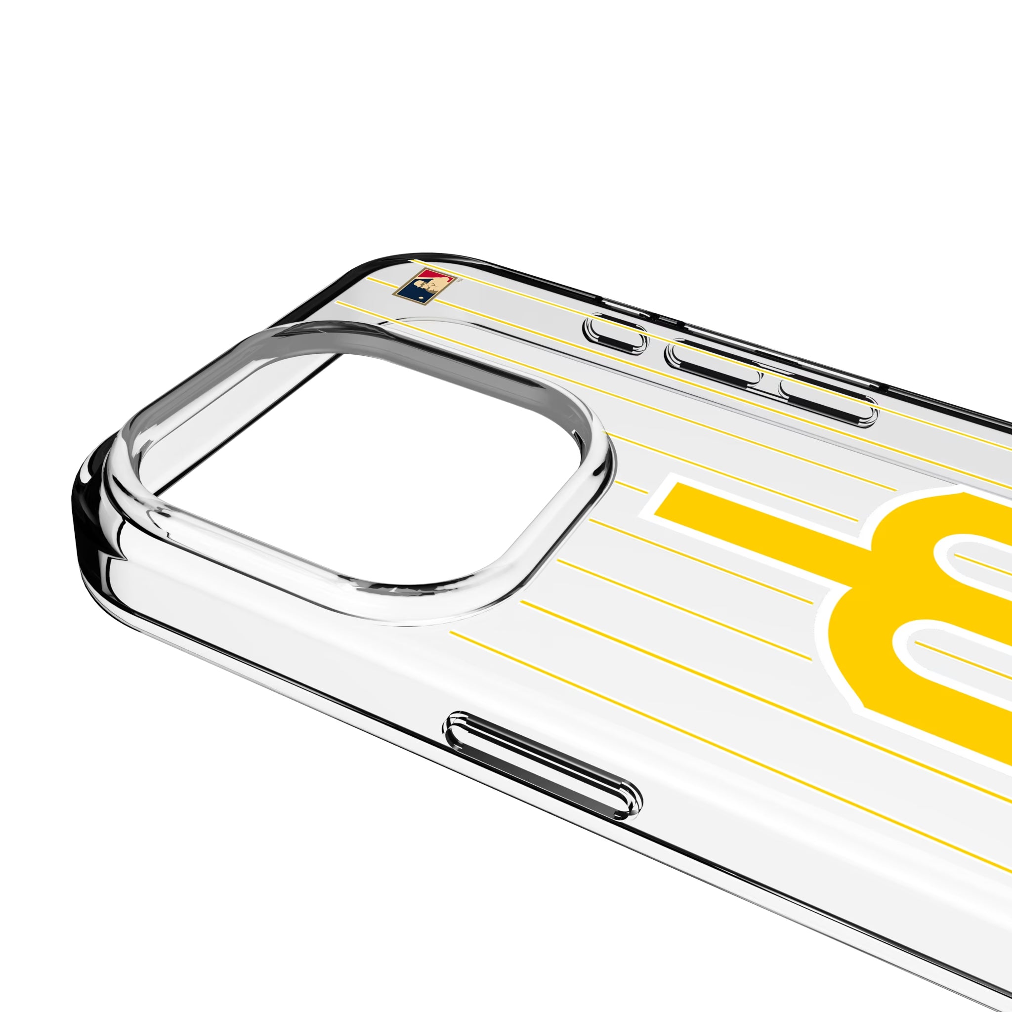 Seattle Mariners 1977-1980 - Cooperstown Collection Pinstripe iPhone Clear Phone Case for Apple iPhone - Detail