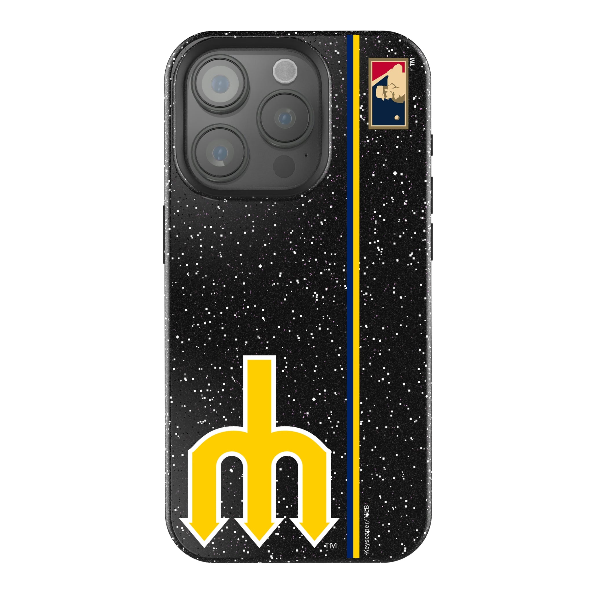 Seattle Mariners 1977-1980 - Cooperstown Collection Sidebar iPhone Bling Phone Case for Apple iPhone