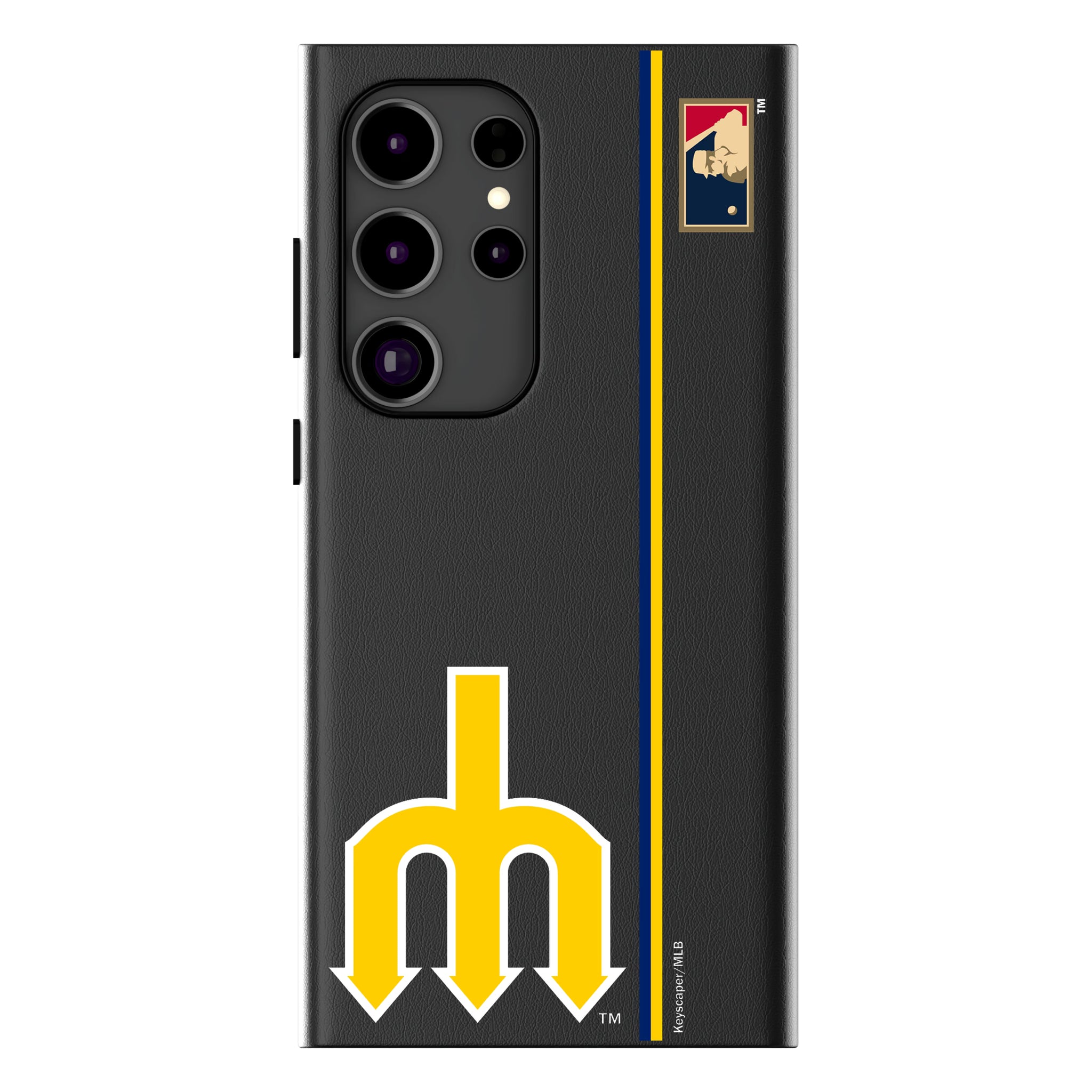 Seattle Mariners 1977-1980 - Cooperstown Collection Sidebar Galaxy MagSafe Compatible Phone Case for Samsung Galaxy