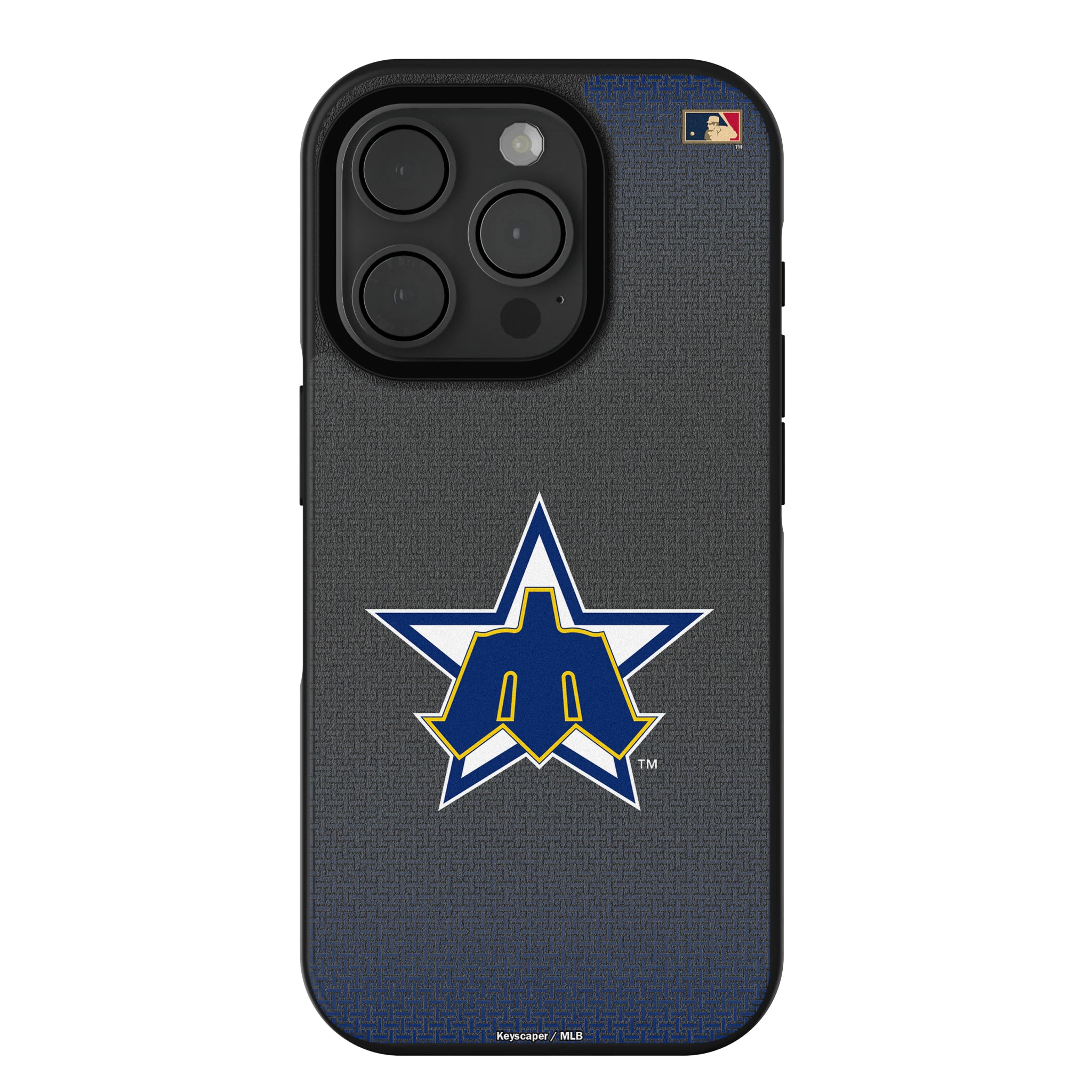 Seattle Mariners 1981-1986 - Cooperstown Collection Linen iPhone Bump Phone Case for Apple iPhone
